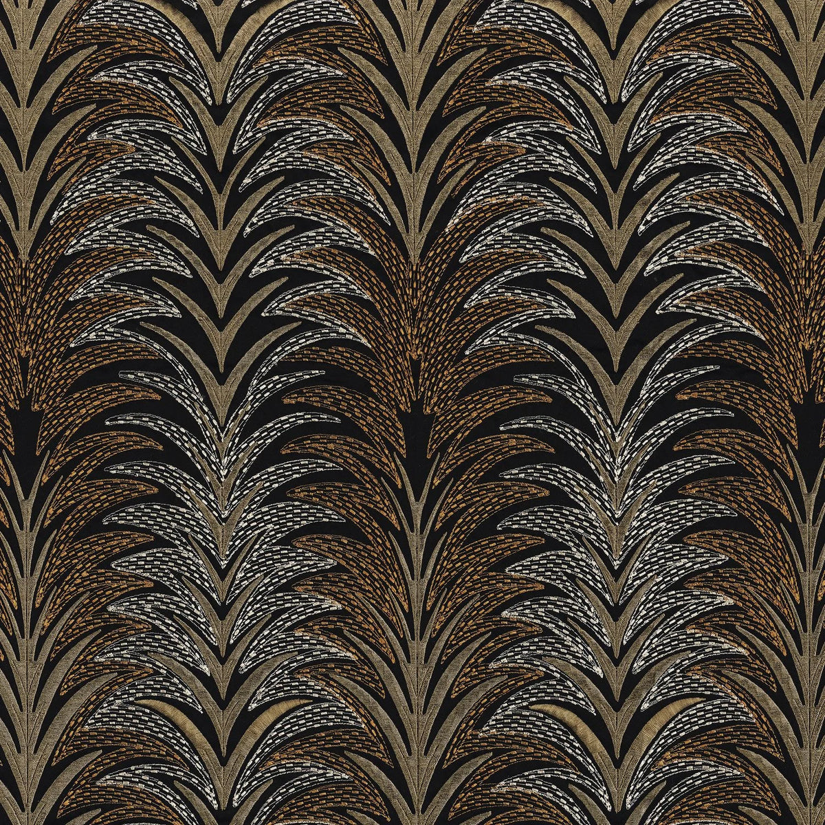 Casamance Belle Etoile fabric — Noire Mordore