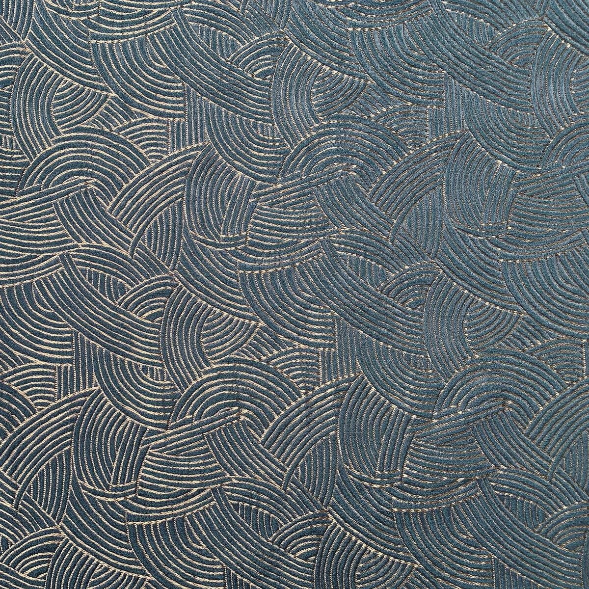 Casamance Bramante fabric — Petrole