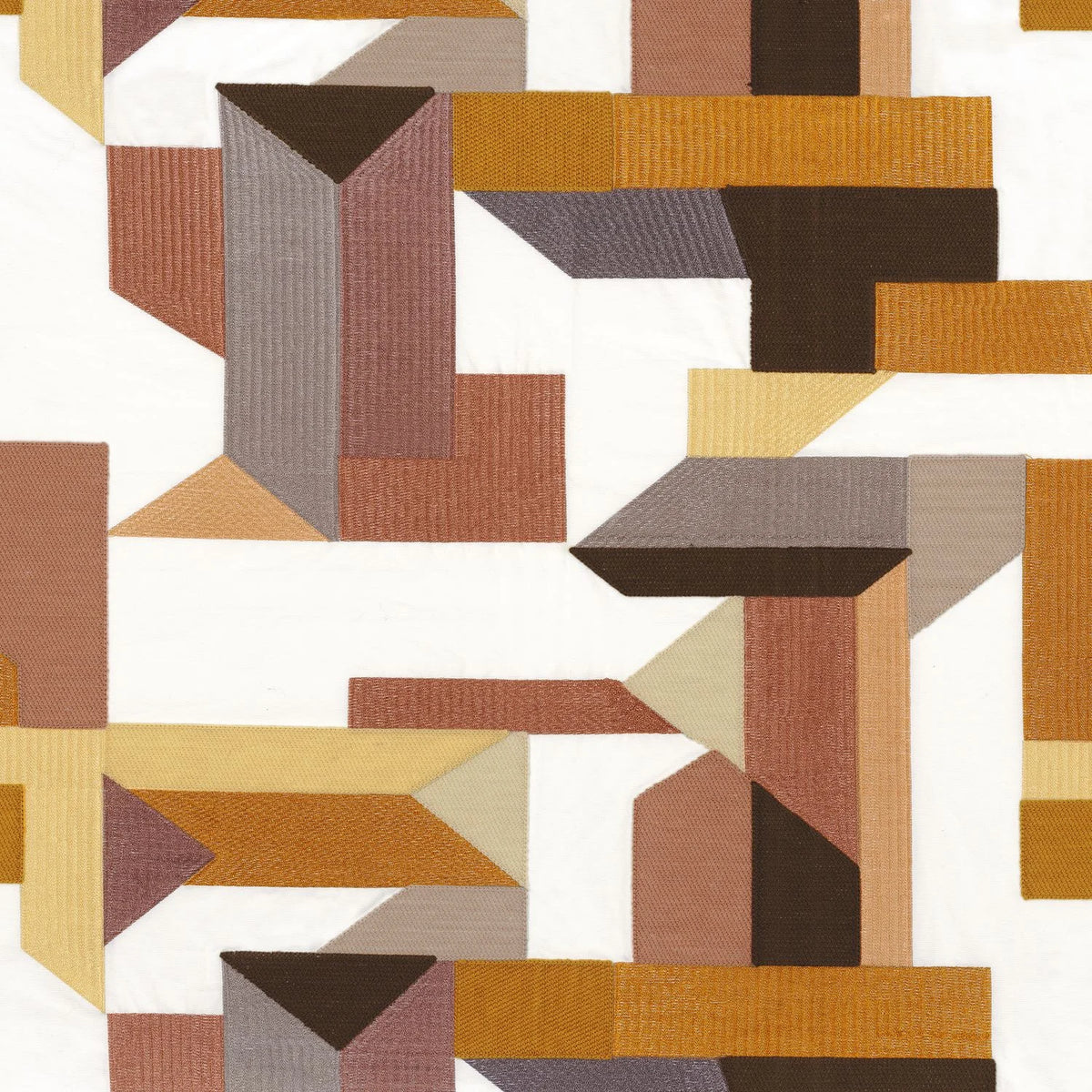 Casamance Polychromie fabric — Ambre Blush