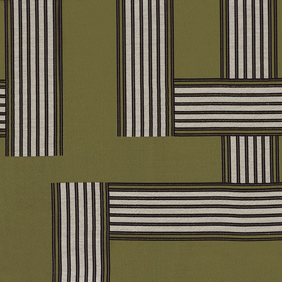 Casamance Bau fabric — Kaki