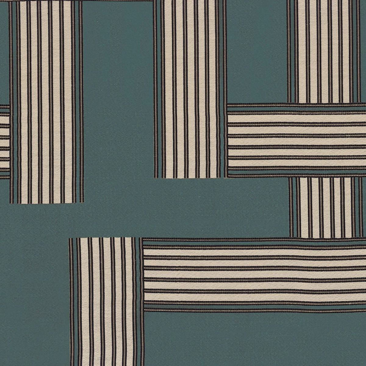 Casamance Bau fabric — Petrole