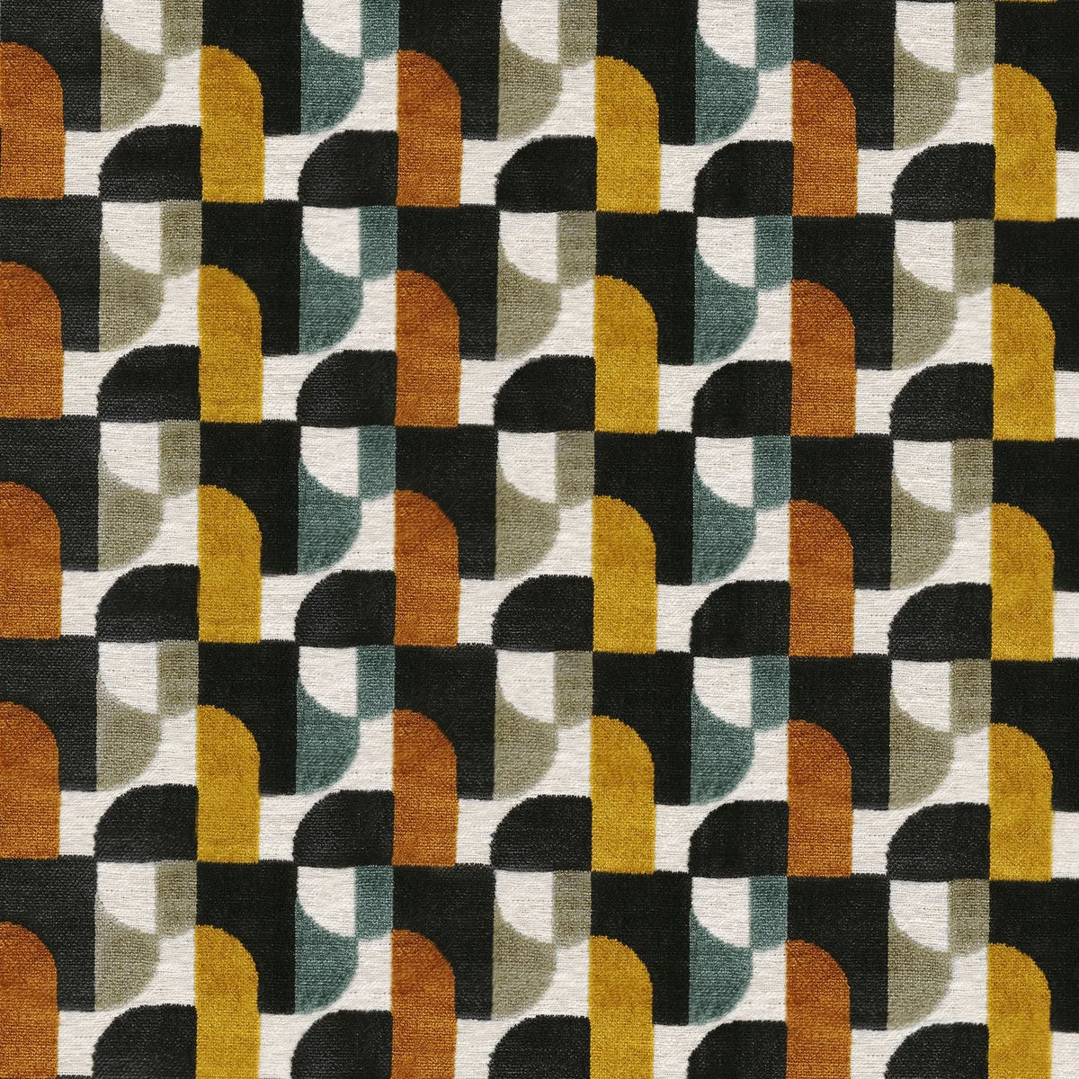 Casamance Marcel fabric — Kaki Celadon