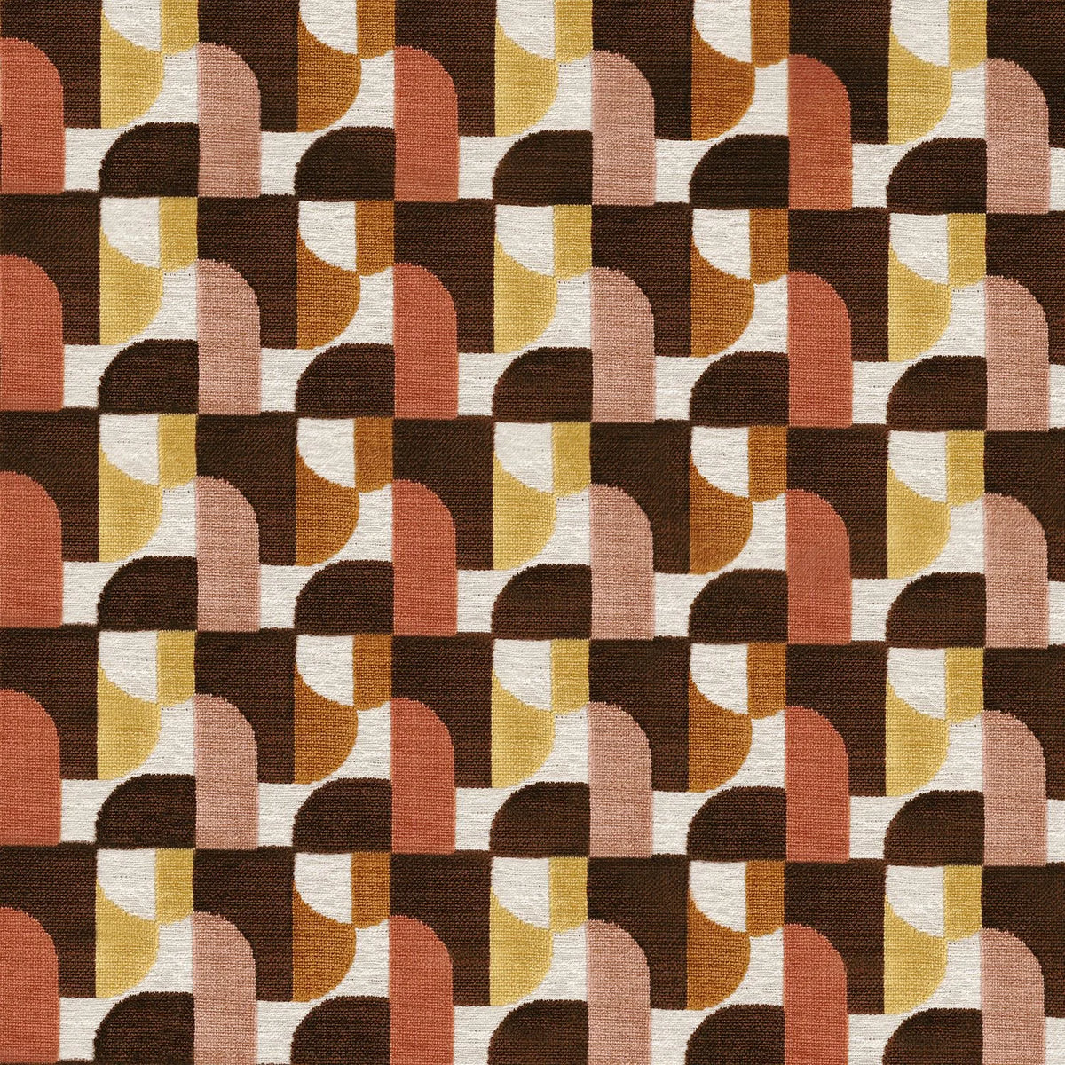 Casamance Marcel fabric — Ambre Blush