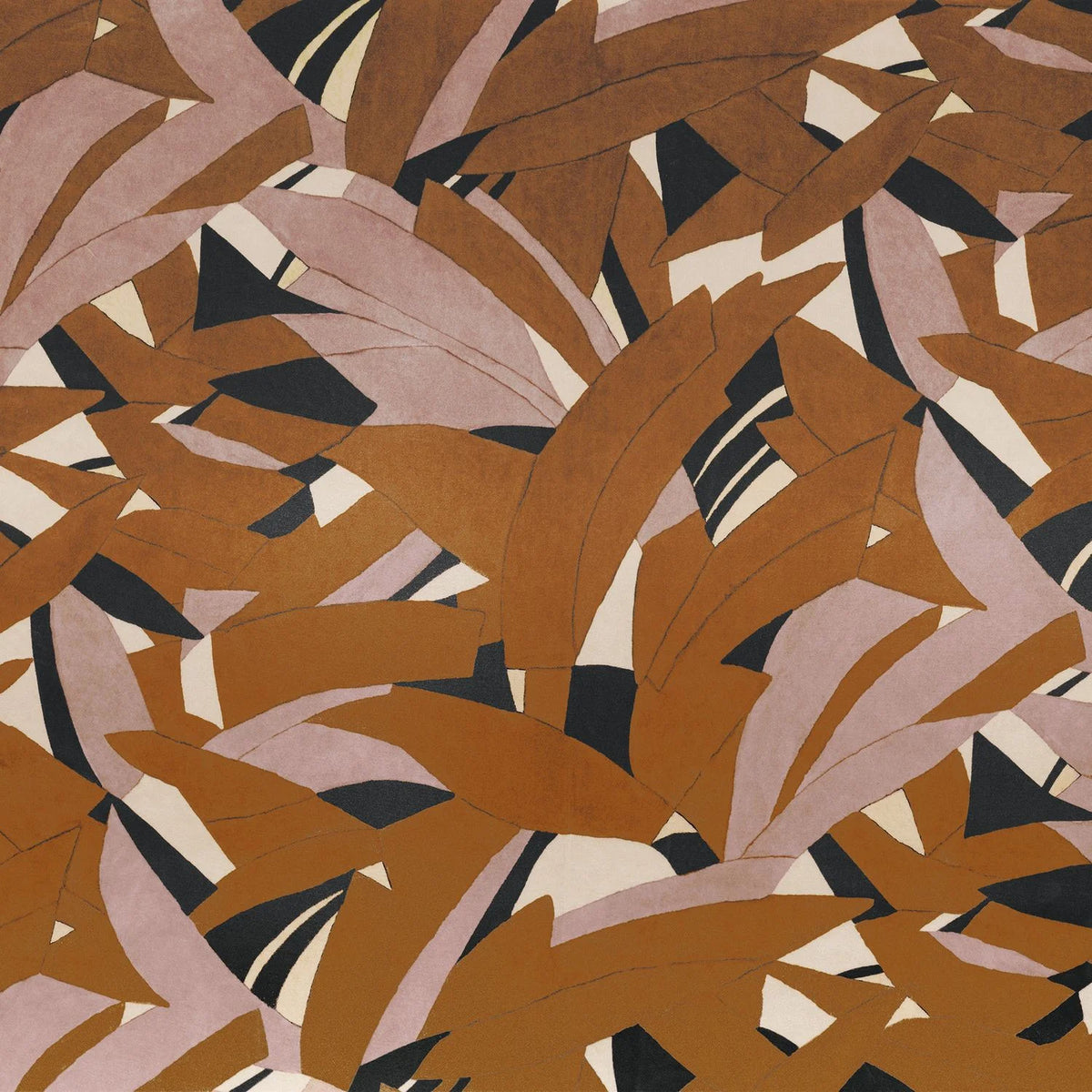 Casamance Astelia fabric — Terracotta
