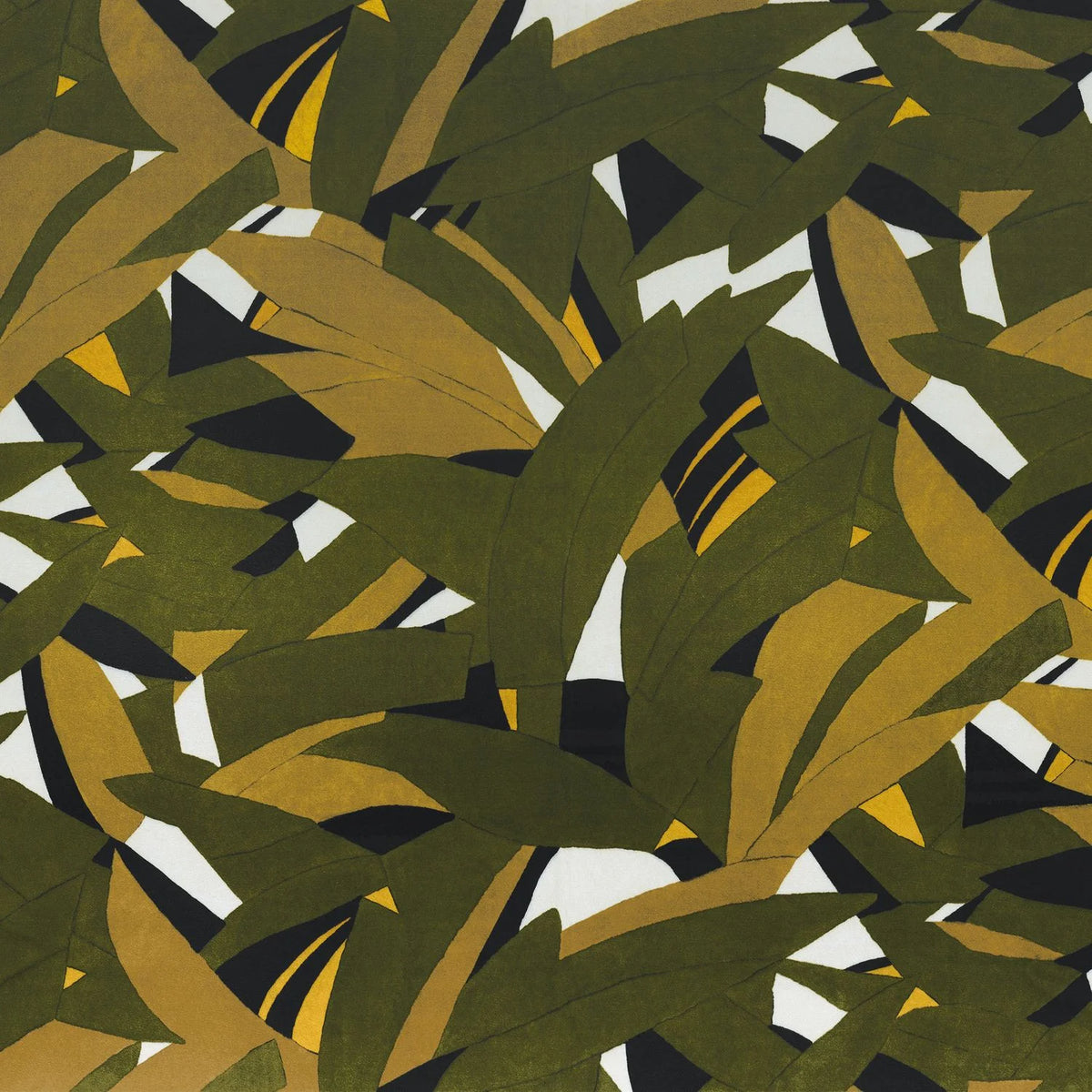 Casamance Astelia fabric — Kaki