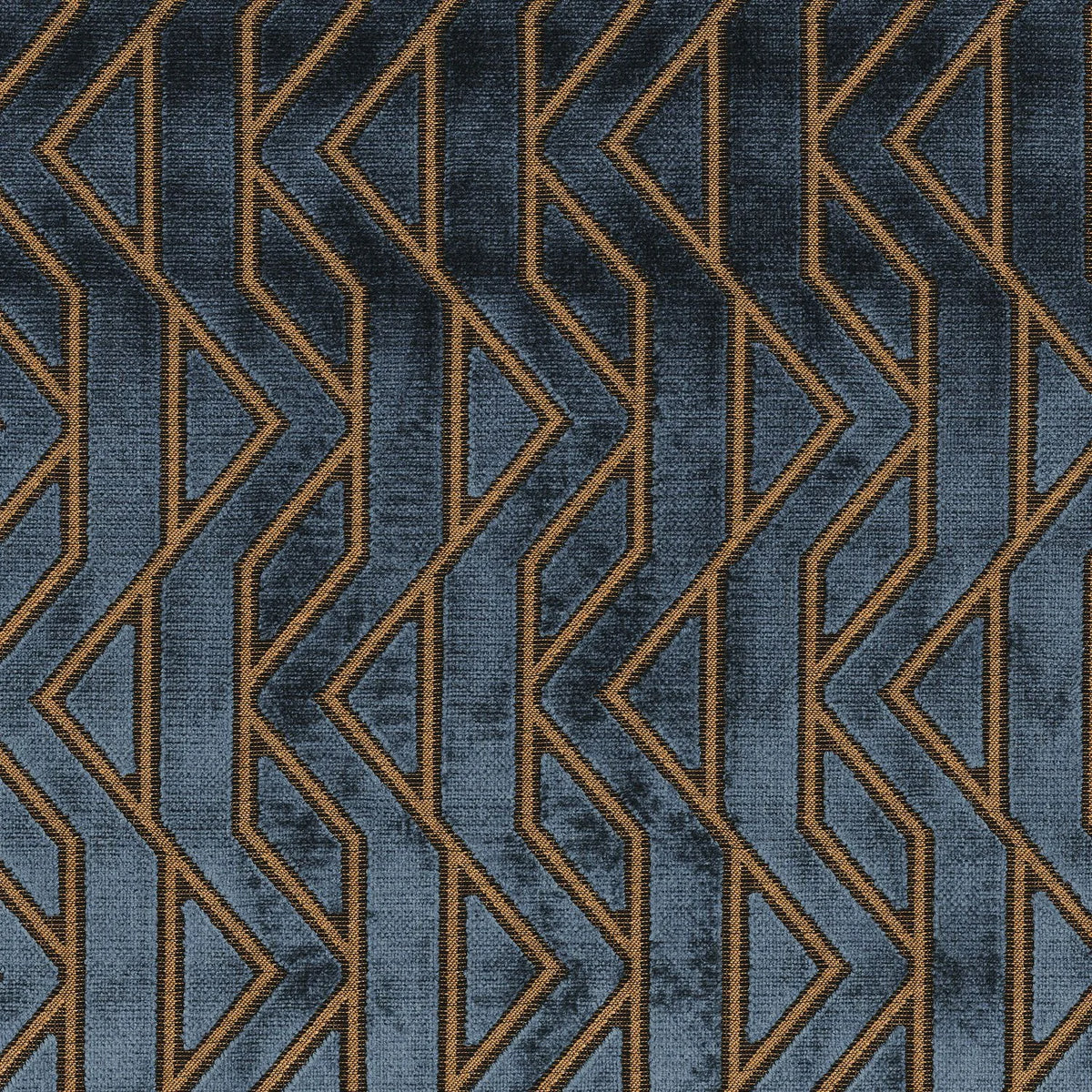 Casamance Parioli fabric — Petrole