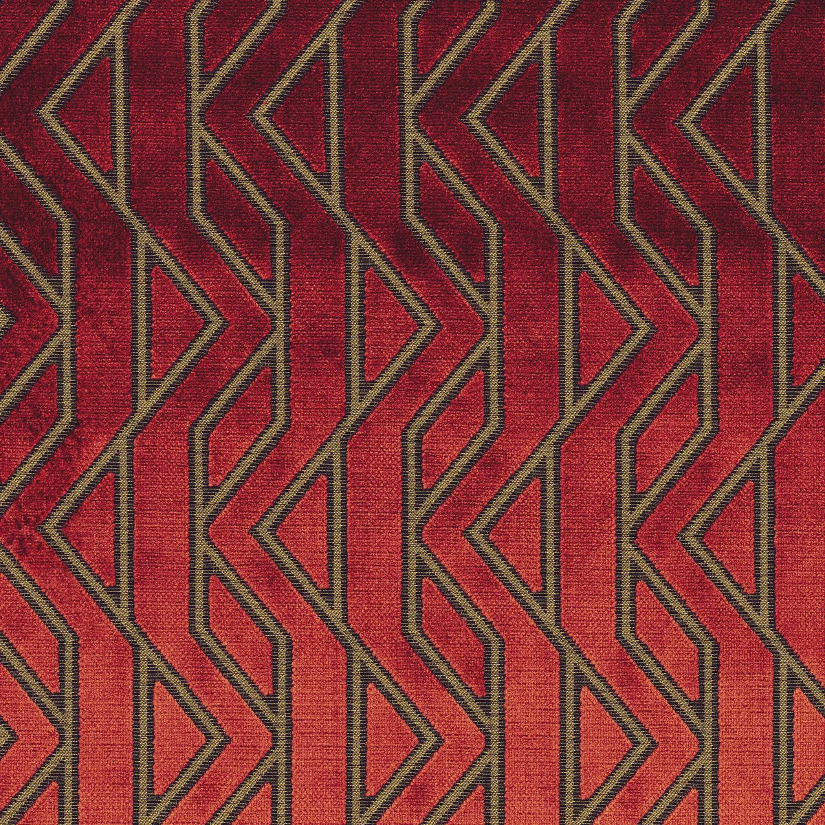 Casamance Parioli fabric — Brique