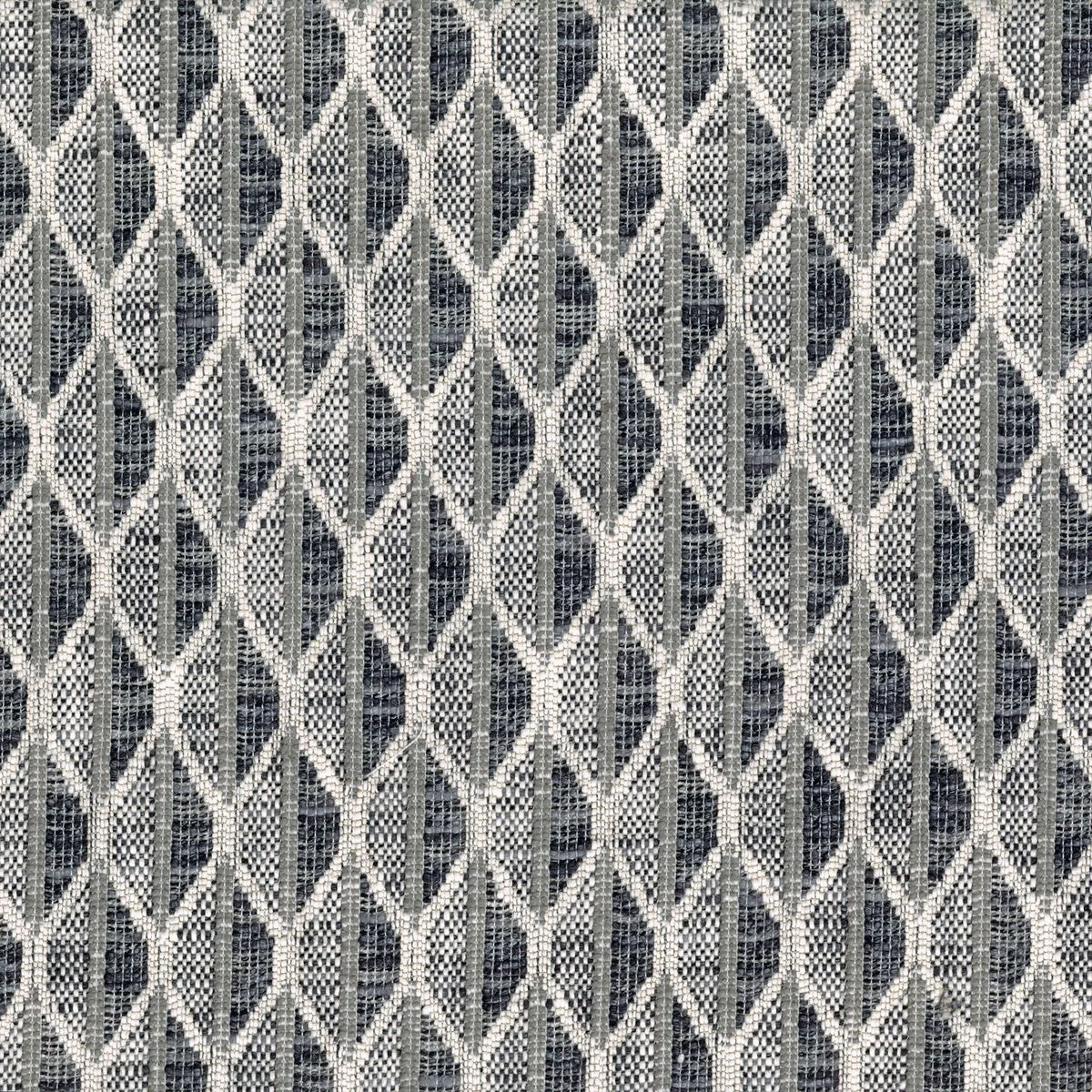 Casamance Grey Hills fabric — Carbone