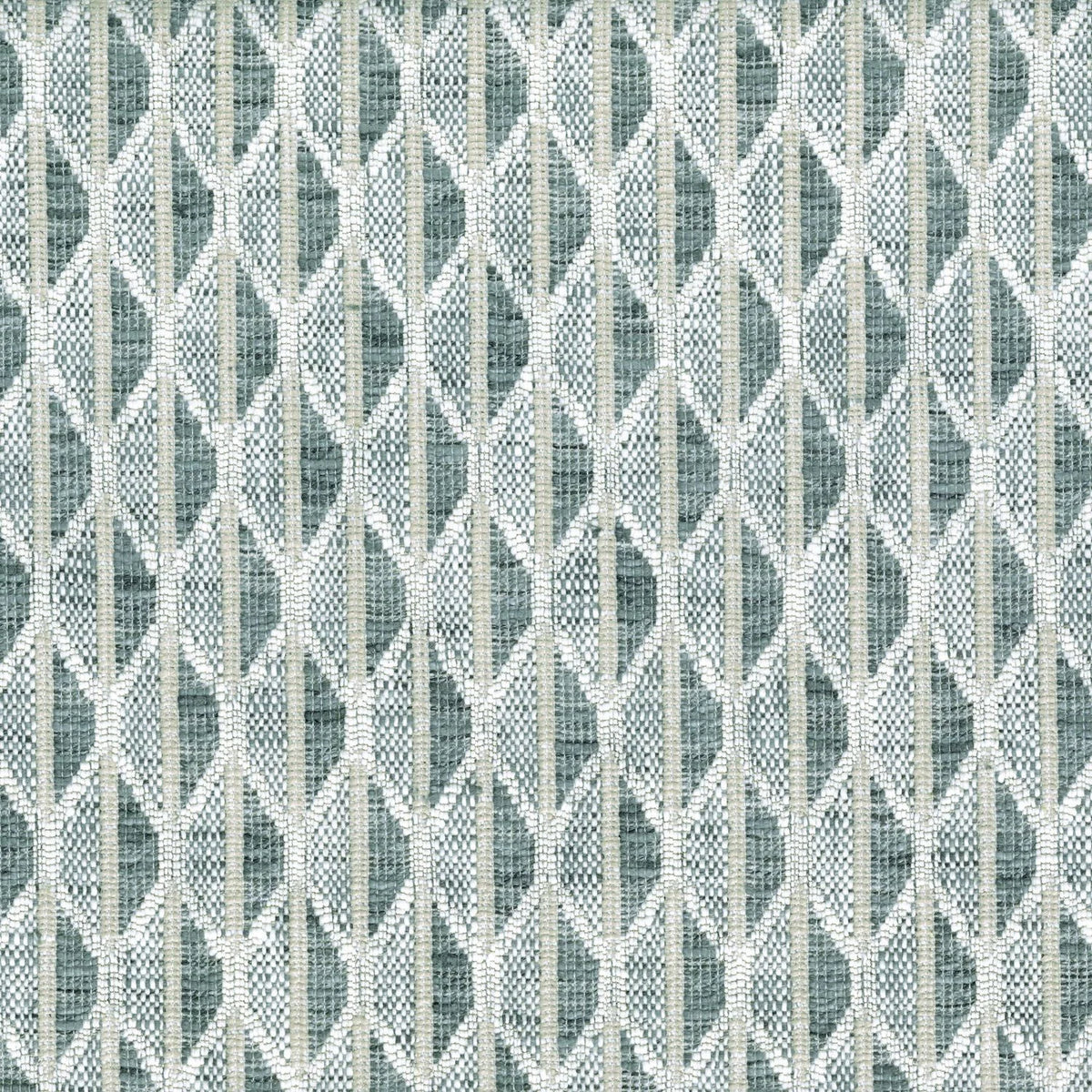 Casamance Grey Hills fabric — Bleu Baltique