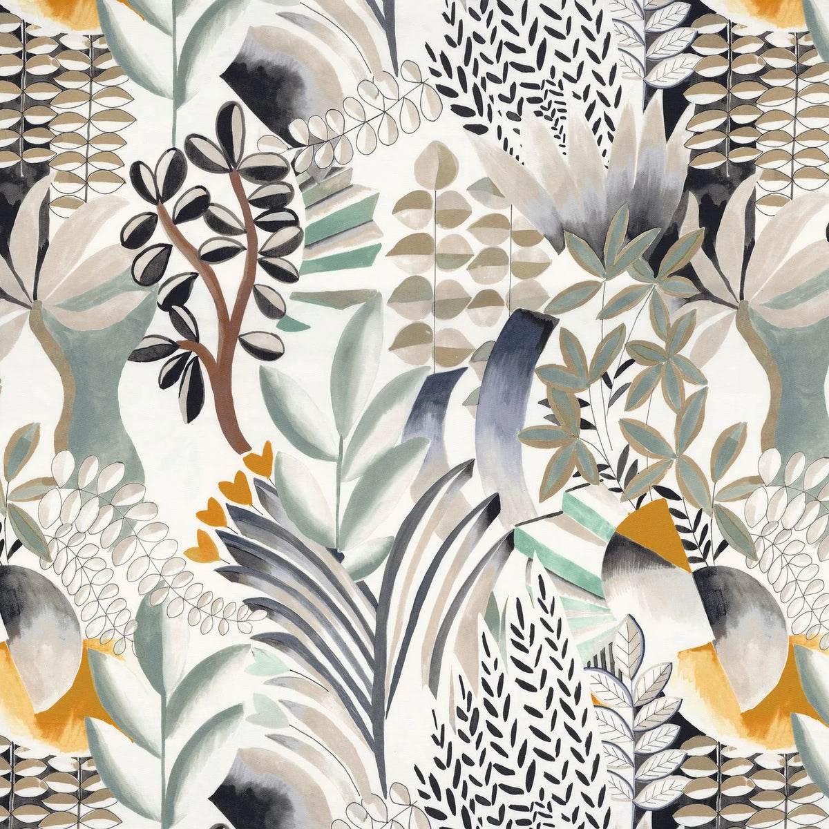 Casamance Giardini fabric — Celadon
