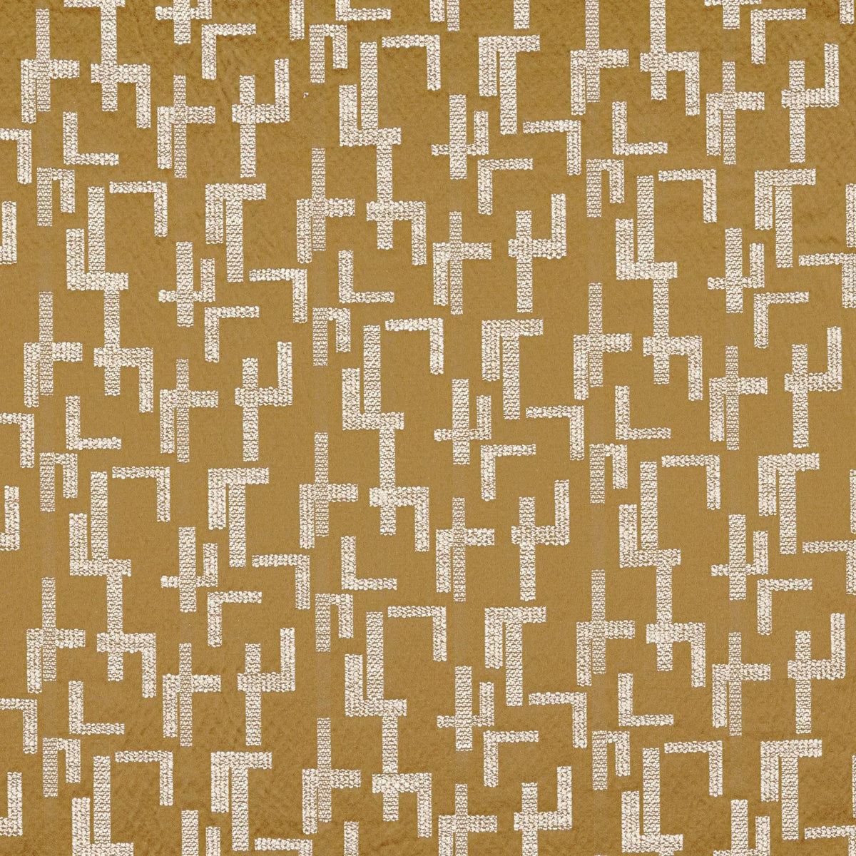 Casamance Dalles fabric — Moutarde