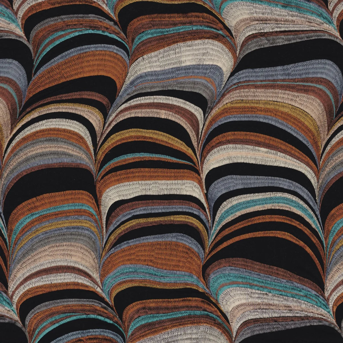 Casamance Strates fabric — Mordore Celadon