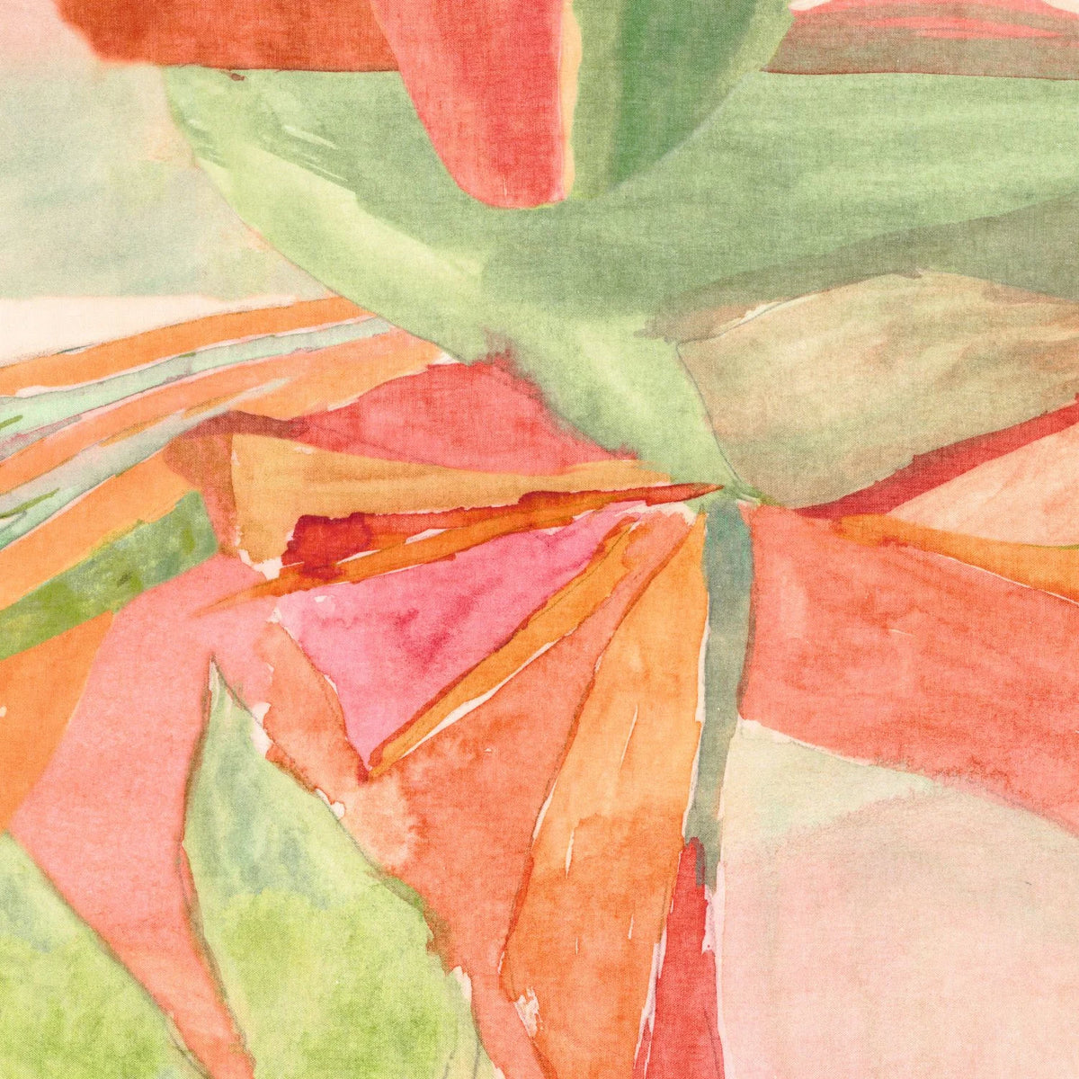 Casamance Vallees Suspendues fabric — Blush Multicolore