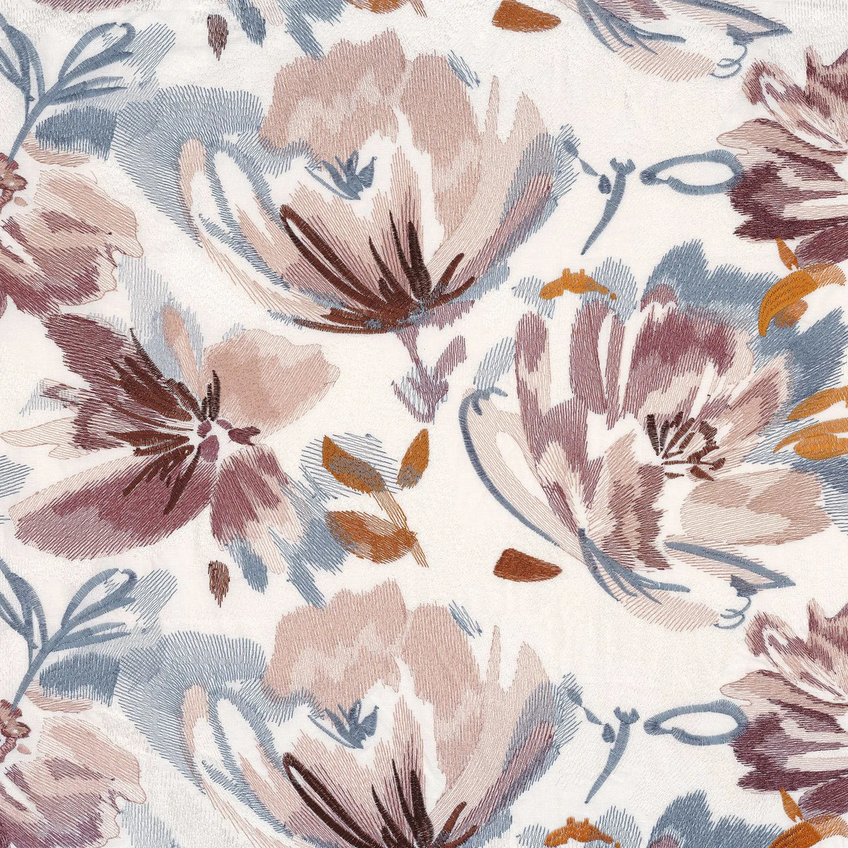 Casamance Pretoria fabric — Nude Fushia