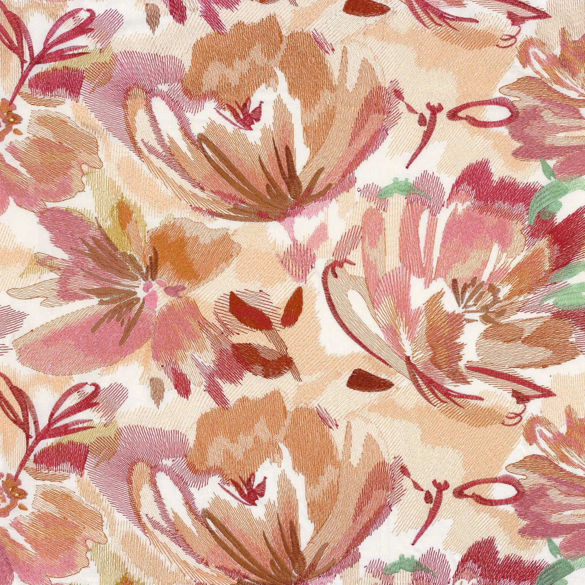 Casamance Pretoria fabric — Blush Garance