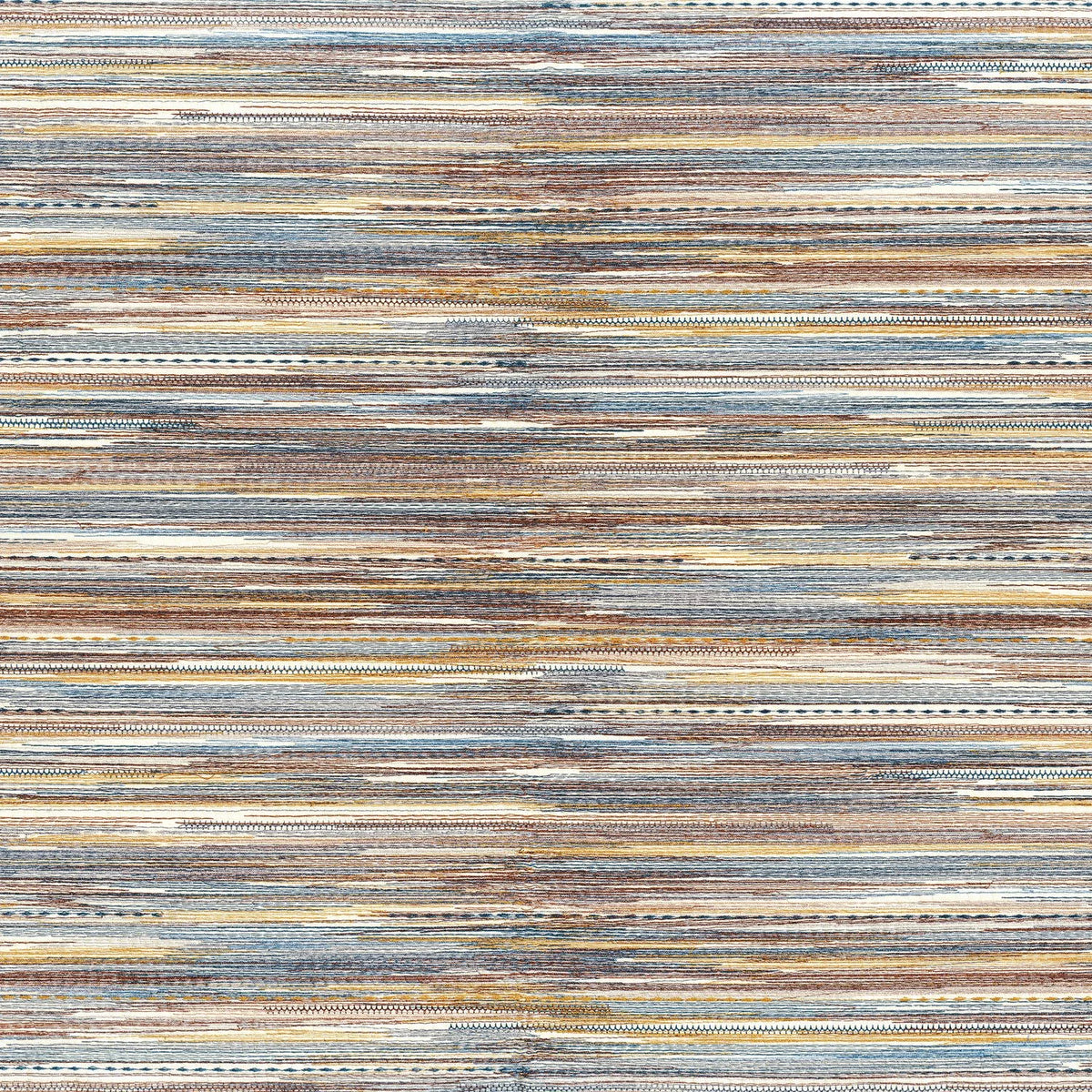Casamance Sawubona fabric — Marine Ambre