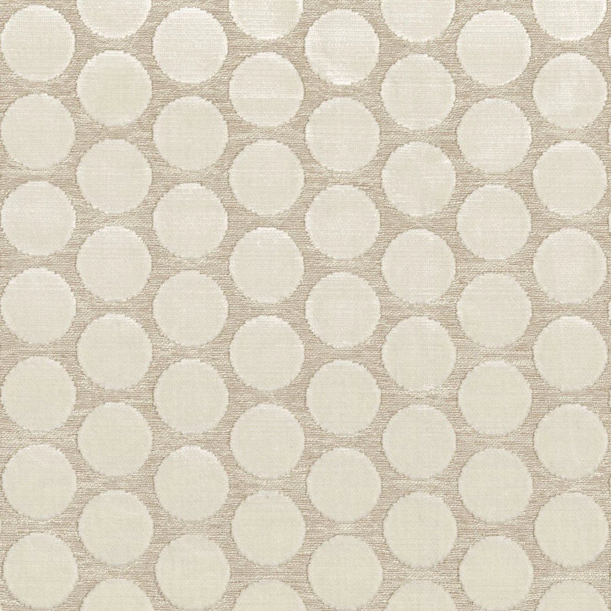 Casamance Fifties fabric — Neige Poudree