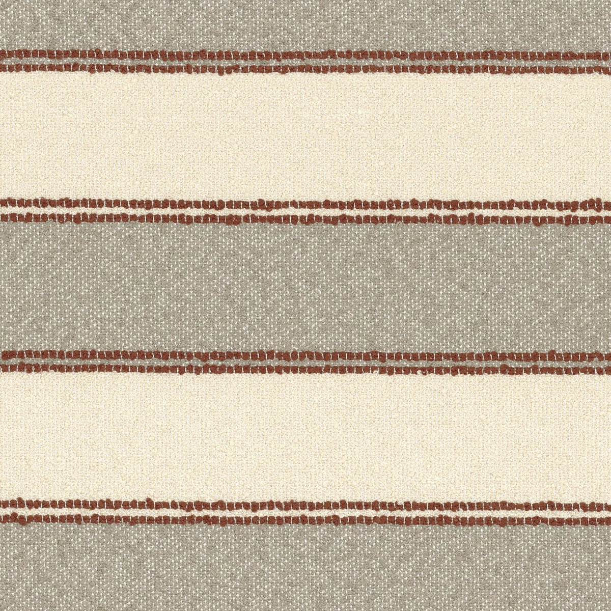 Casamance Apache fabric — Taupe Terracotta