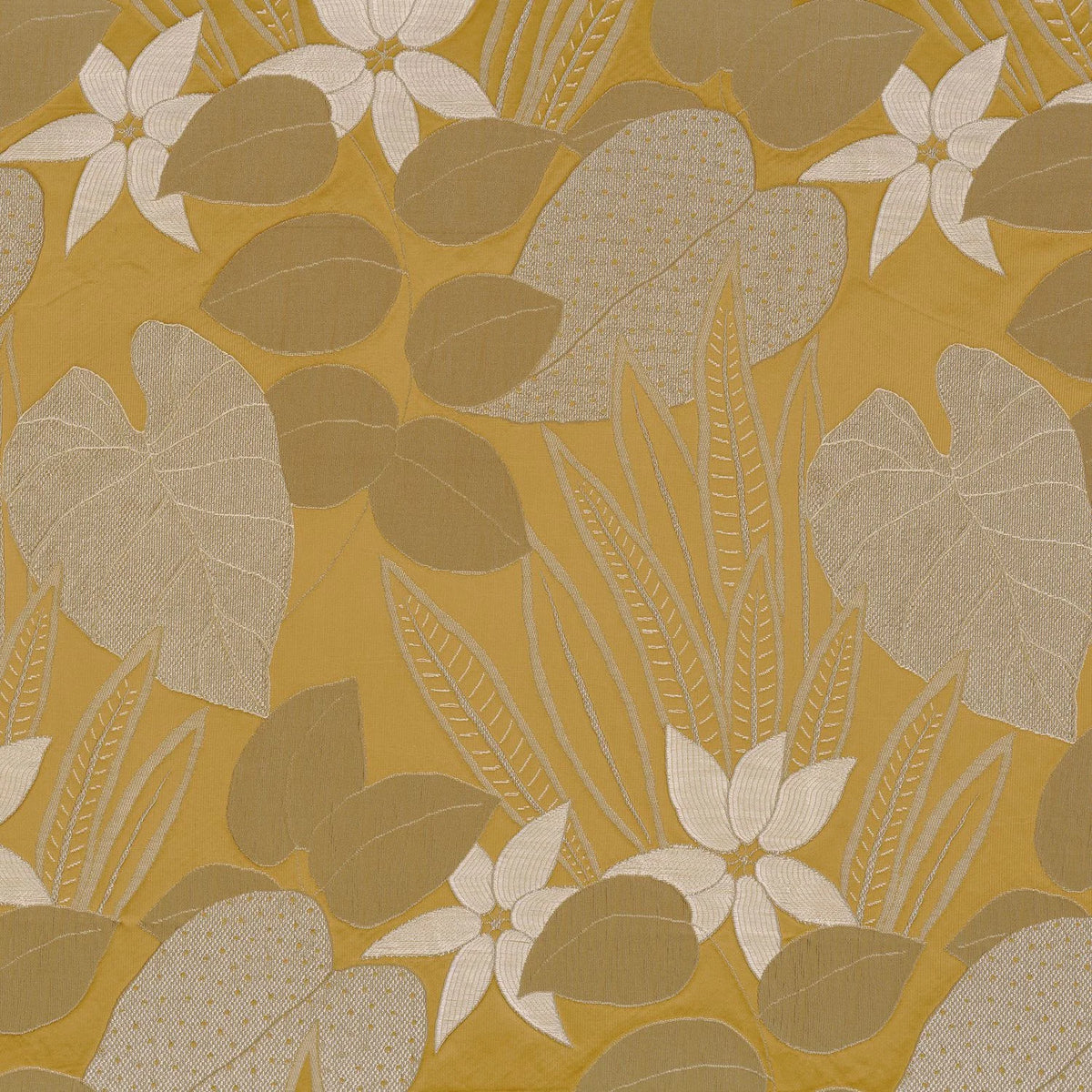 Casamance Ukiyo fabric — Jaune Or