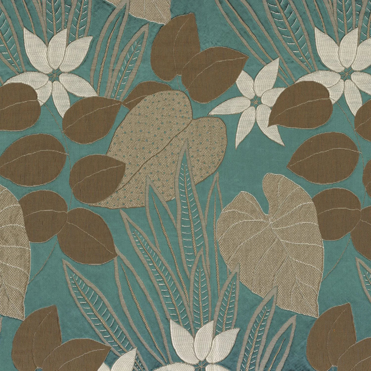 Casamance Ukiyo fabric — Topaze