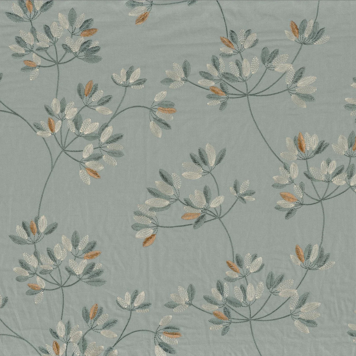 Casamance Nandina fabric — Vert Pale