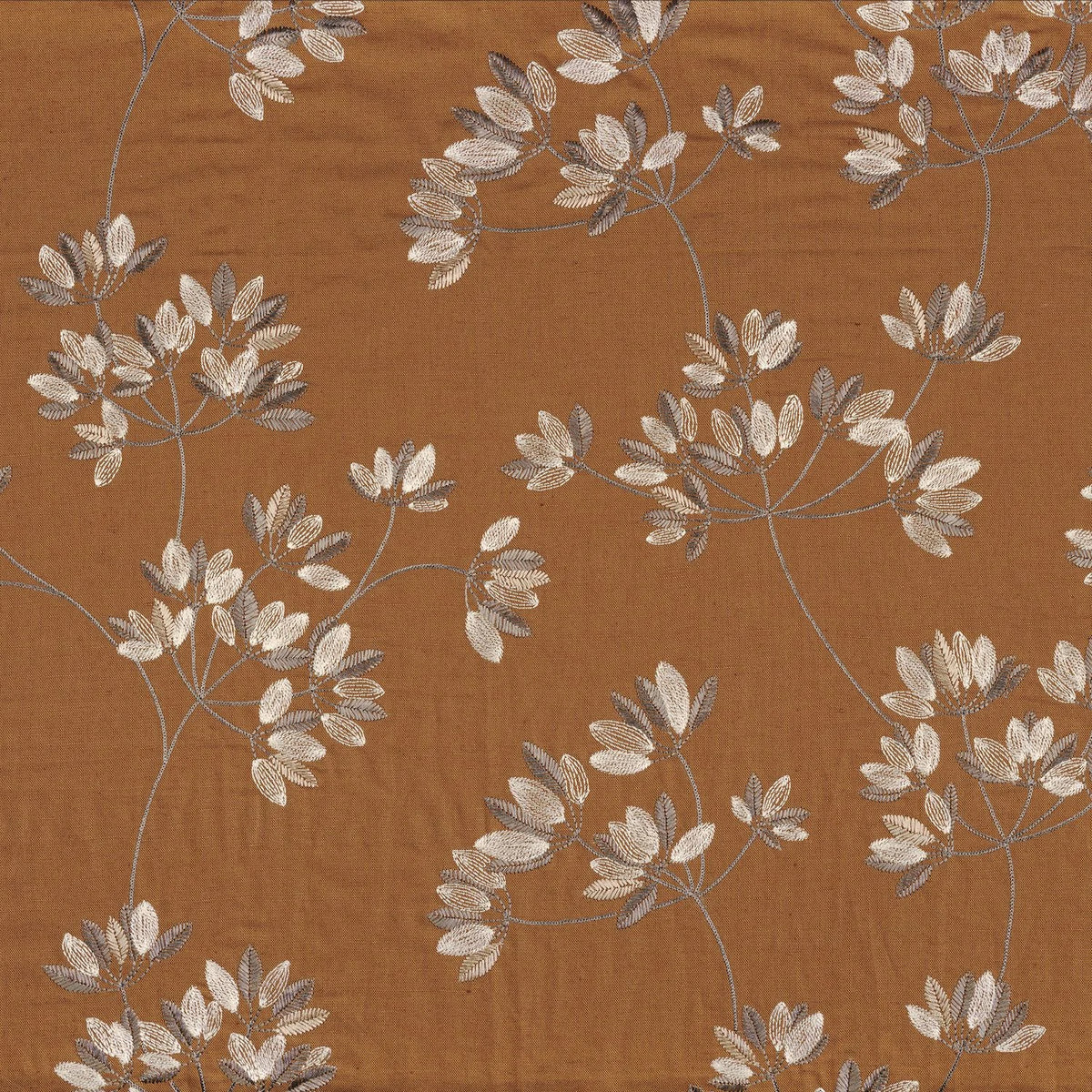 Casamance Nandina fabric — Sepia