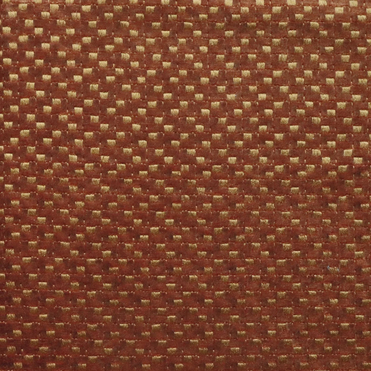 Casamance Mola fabric — Orange Brulee