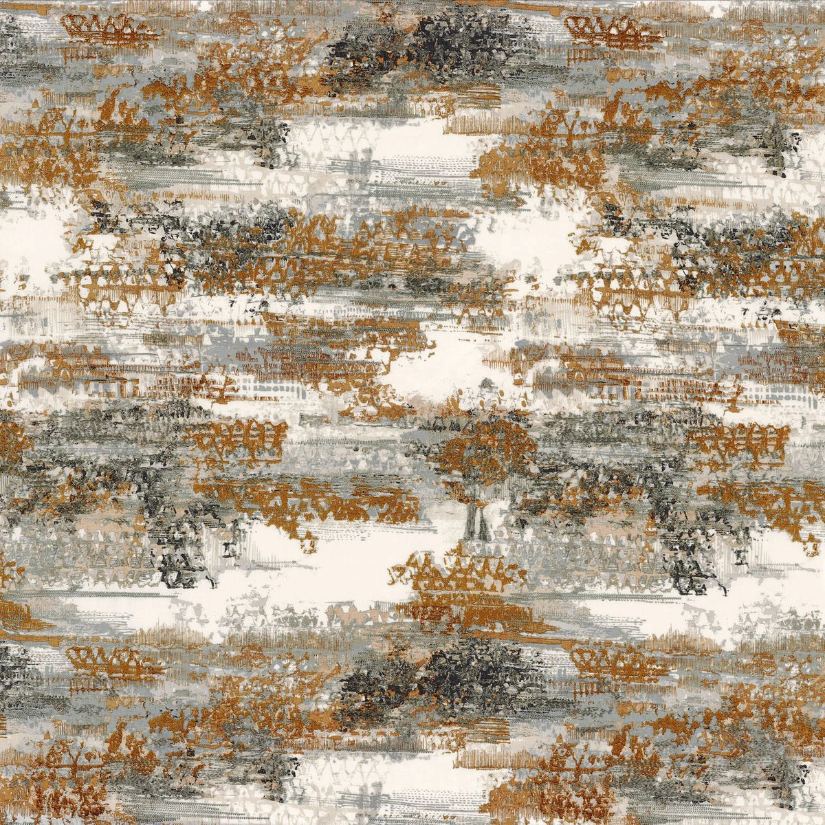 Casamance Abstraction fabric — Taupe