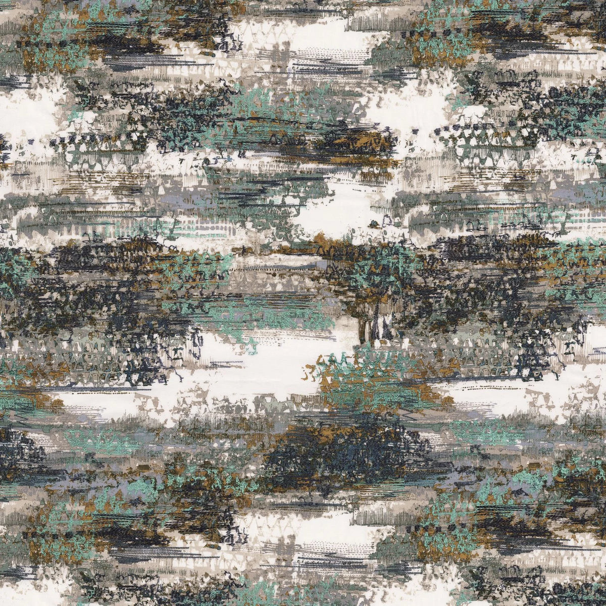 Casamance Abstraction fabric — Celadon