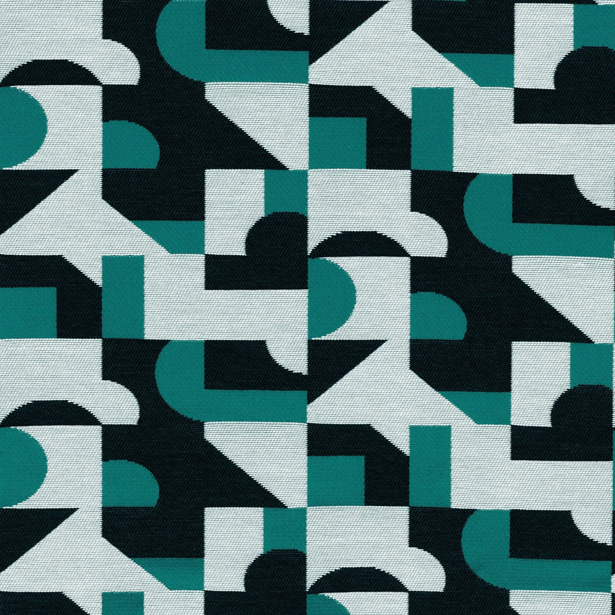 Casamance Derivee fabric — Emeraude