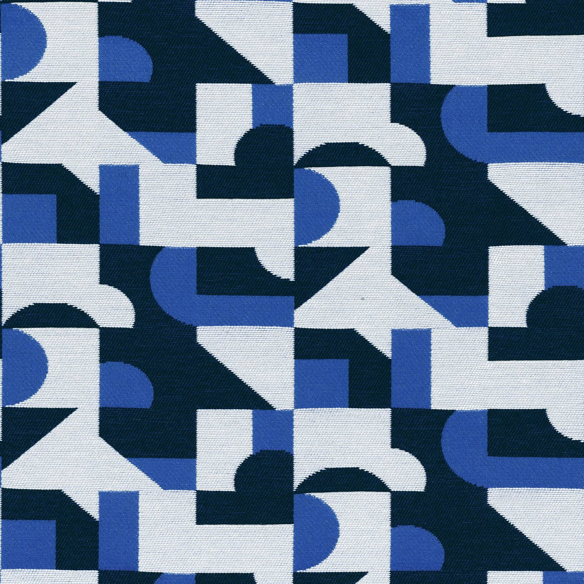 Casamance Derivee fabric — Bleu Electrique