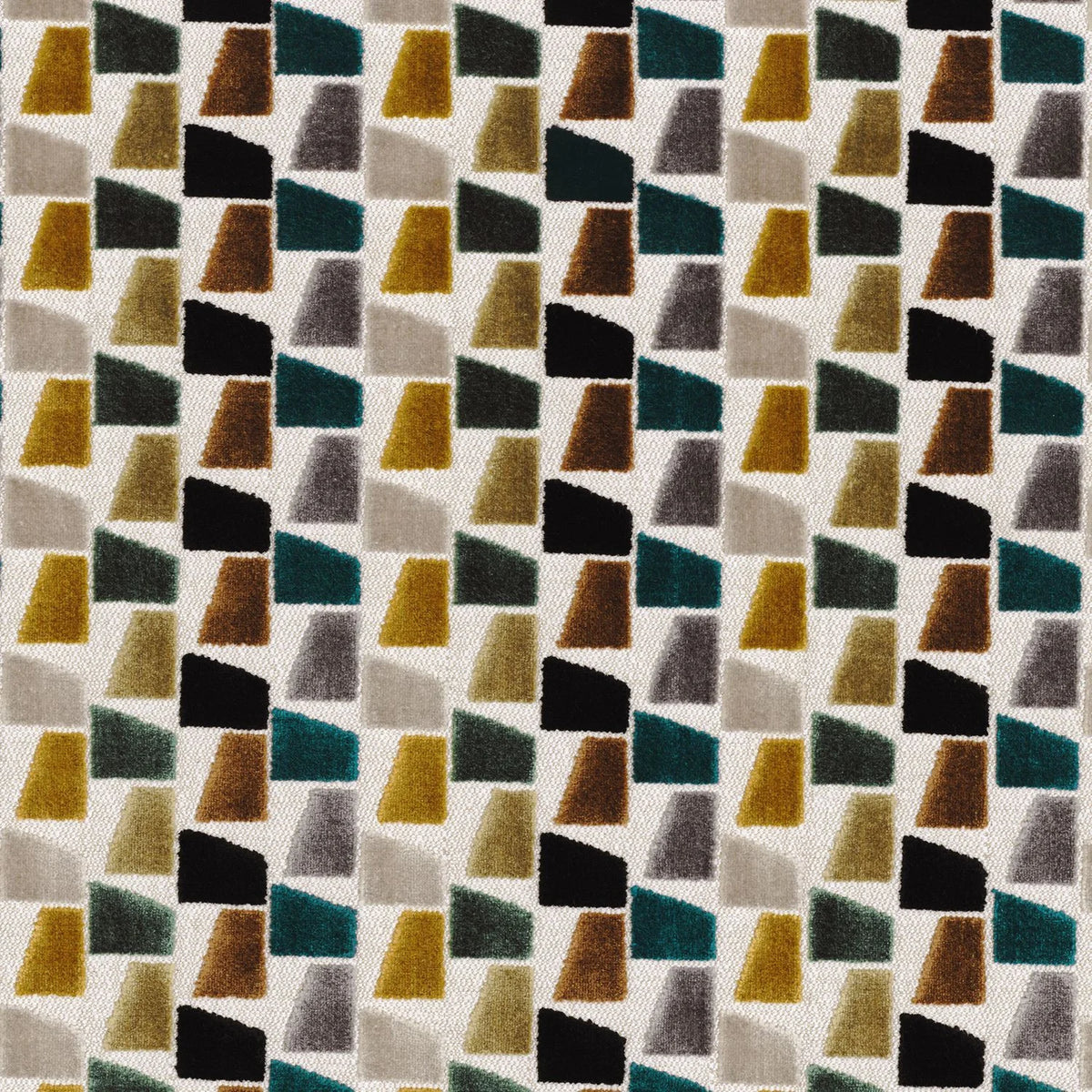 Casamance Paddington fabric — Vert Multico