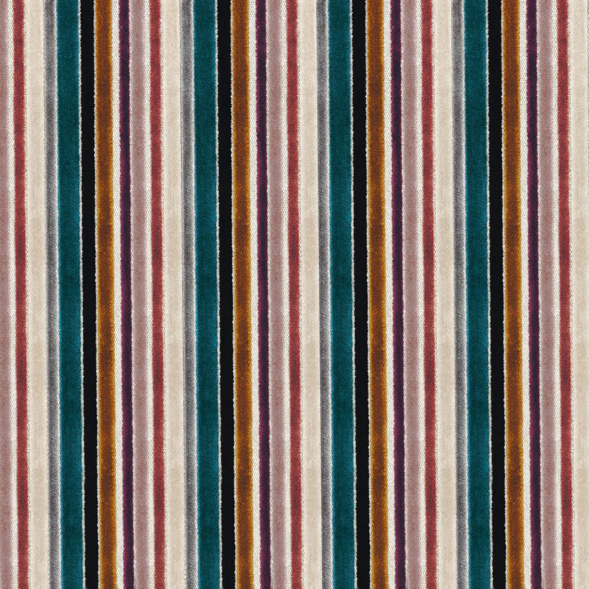 Casamance Georges fabric — Parme Multico