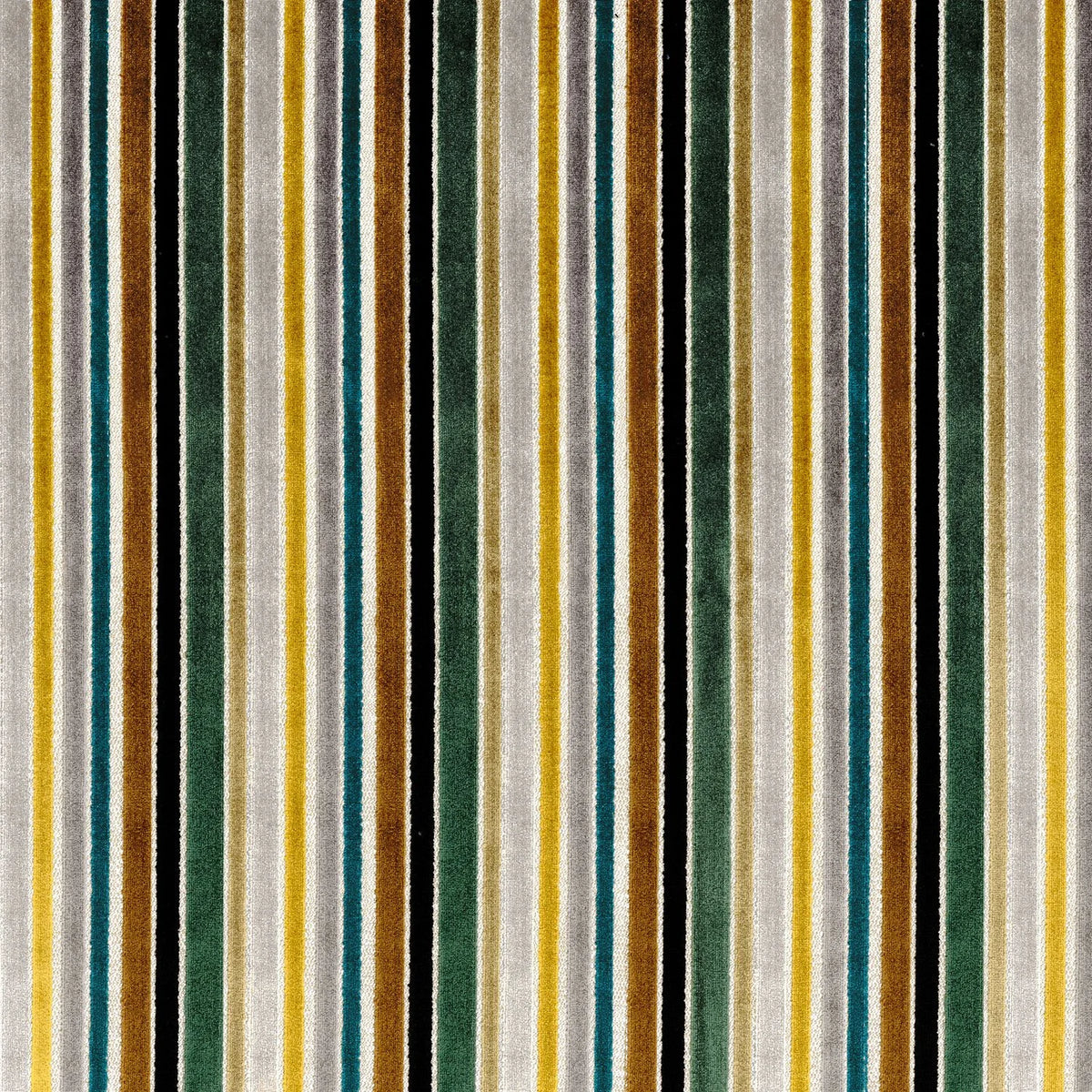 Casamance Georges fabric — Vert Multico