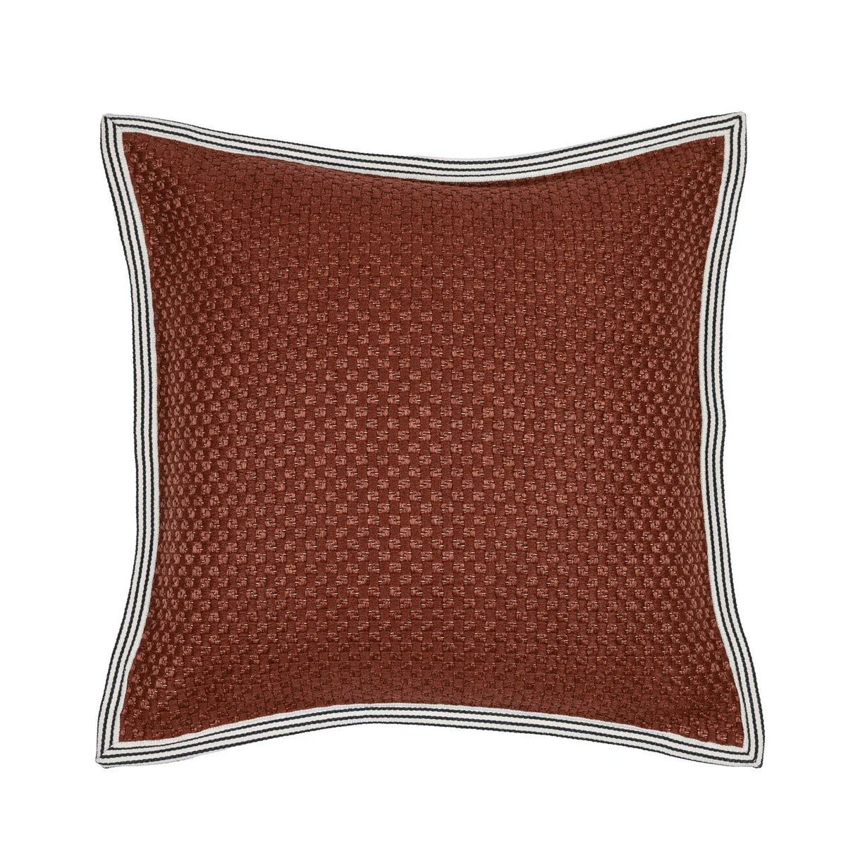 Casamance Rico Ruivo cushion cover — Terracota Foncé