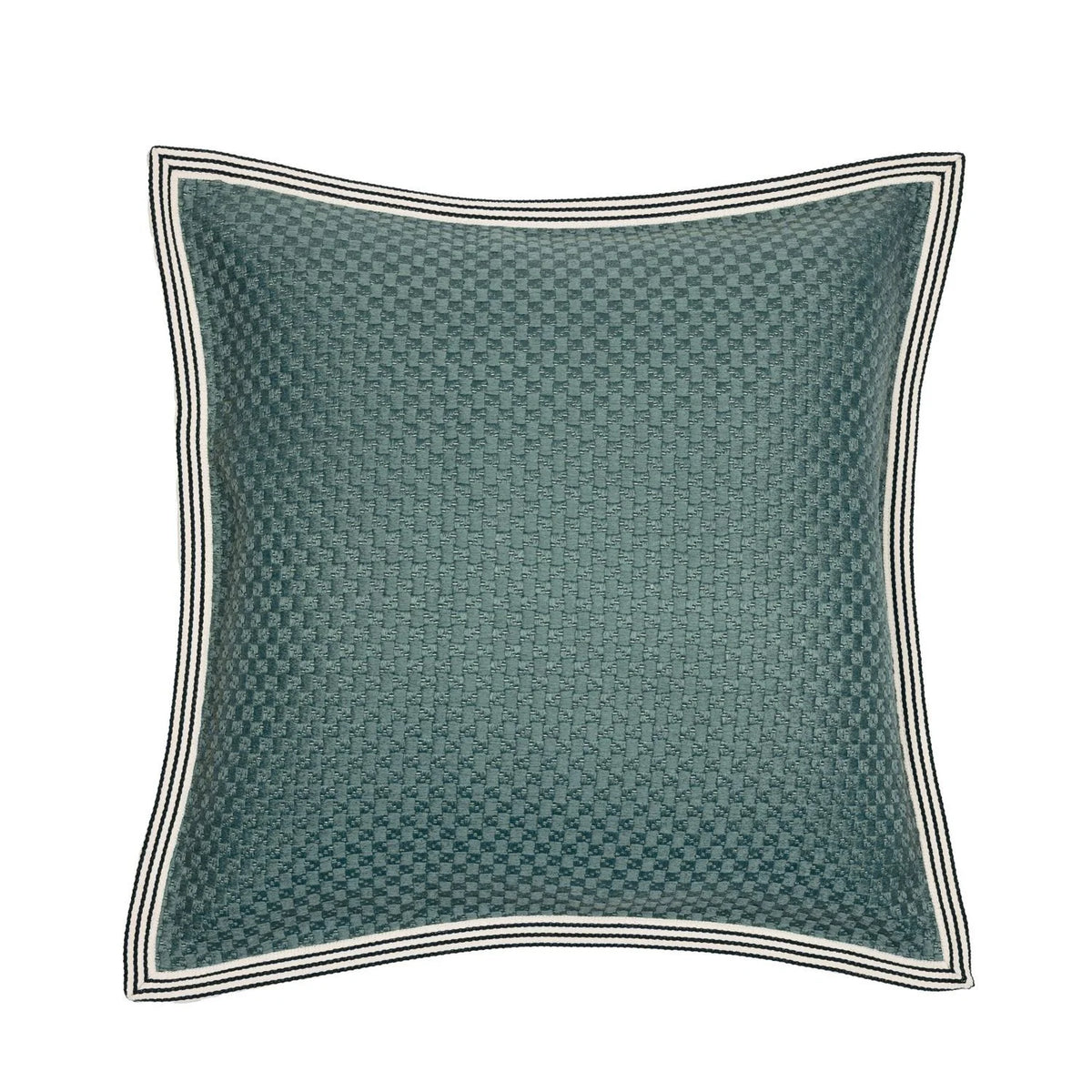 Casamance Rico Ruivo cushion cover — Bleu Galet
