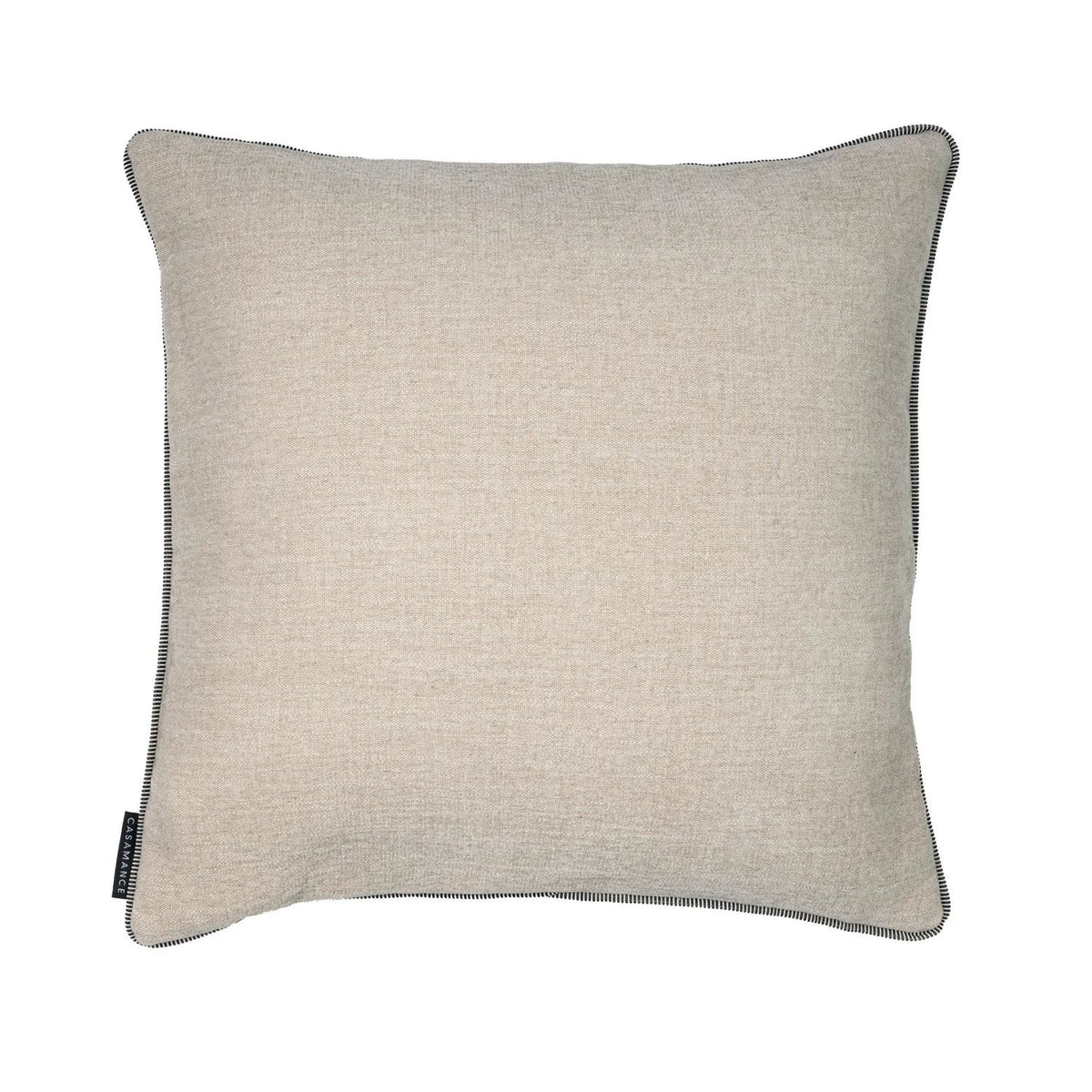 Casamance Rodeo cushion cover — Beige Fonce