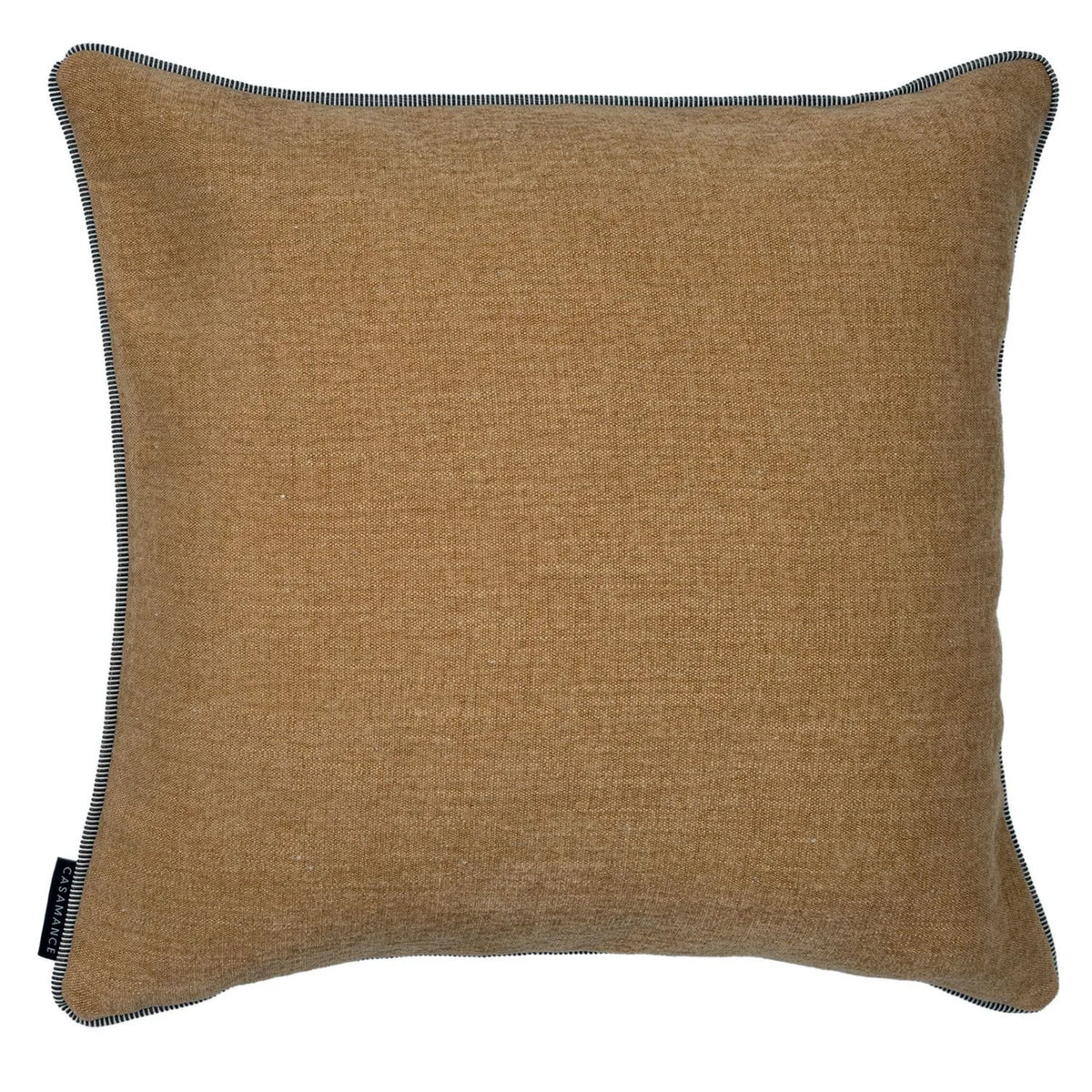 Casamance Rodeo cushion cover — Ocre