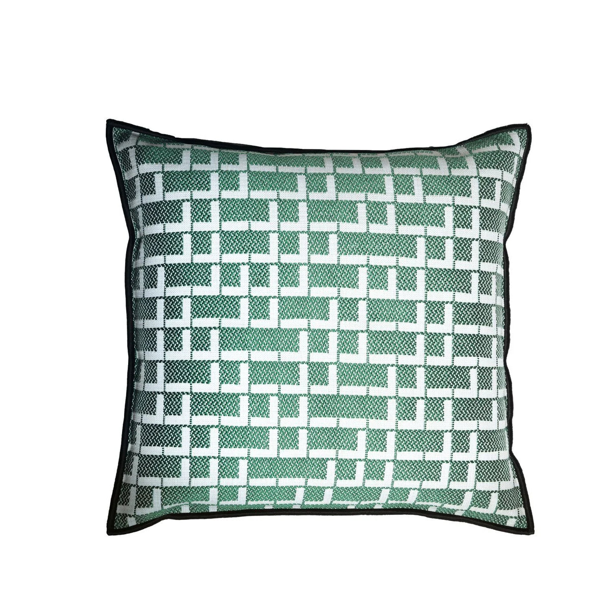 Casamance Rufolo cushion cover — Emeraude