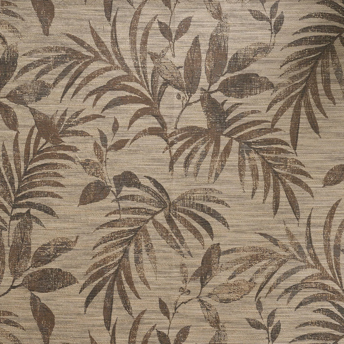 Casamance Salix wallcovering — Noir/Tabac