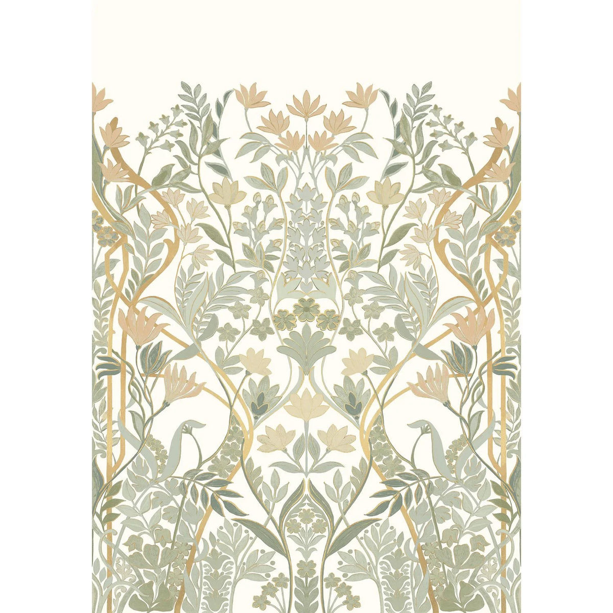Casamance Salon Des Miroirs wallpanel — Ivoire/Doré