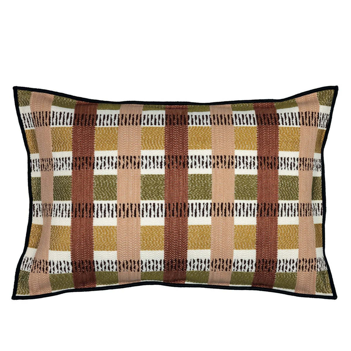 Casamance Santana cushion cover — Multico Ocre