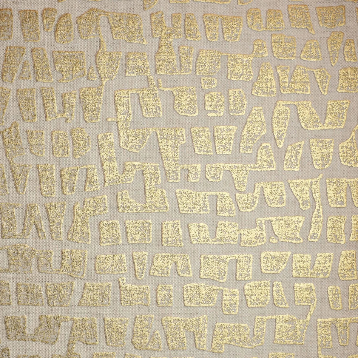 Casamance Serti wallcovering — Craie Or