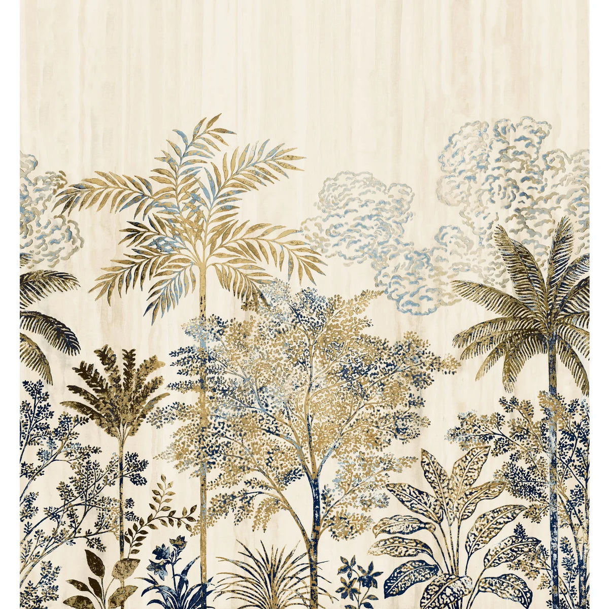 Casamance Siwa wallpanel — Ivoire/Doré