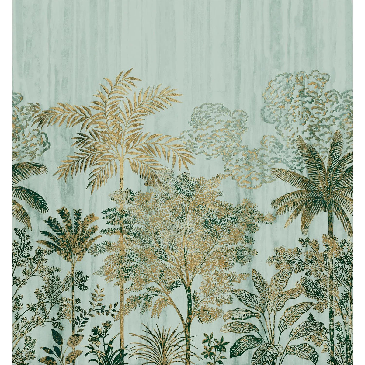 Casamance Siwa wallpanel — Opaline/Doré