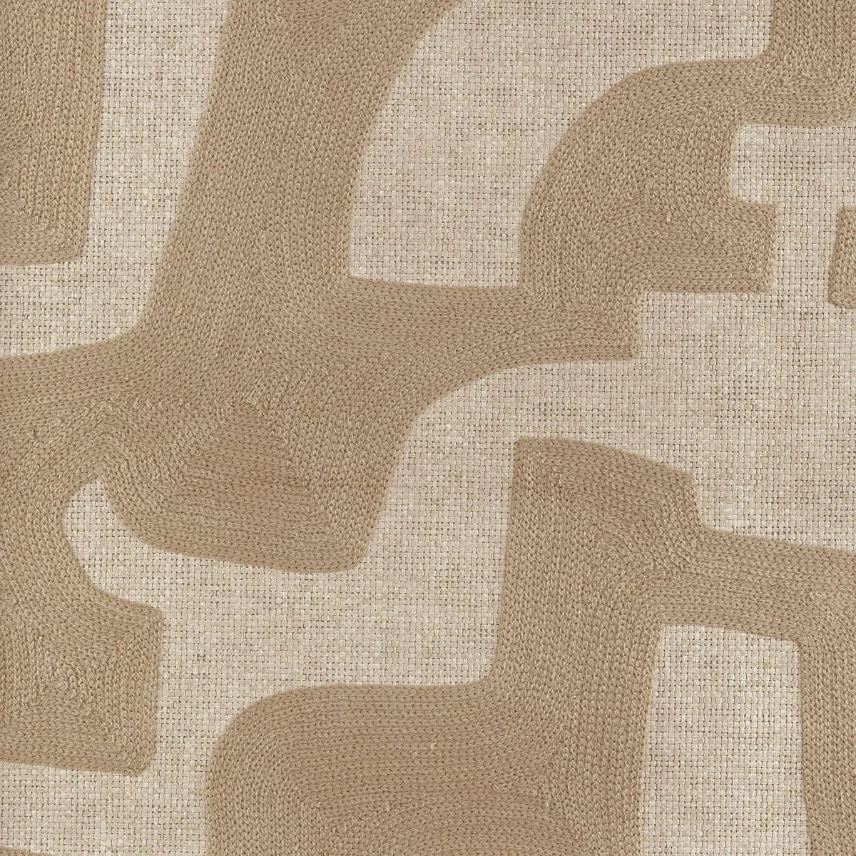 Casamance Sonate wallcovering — Beige Marron Glacé