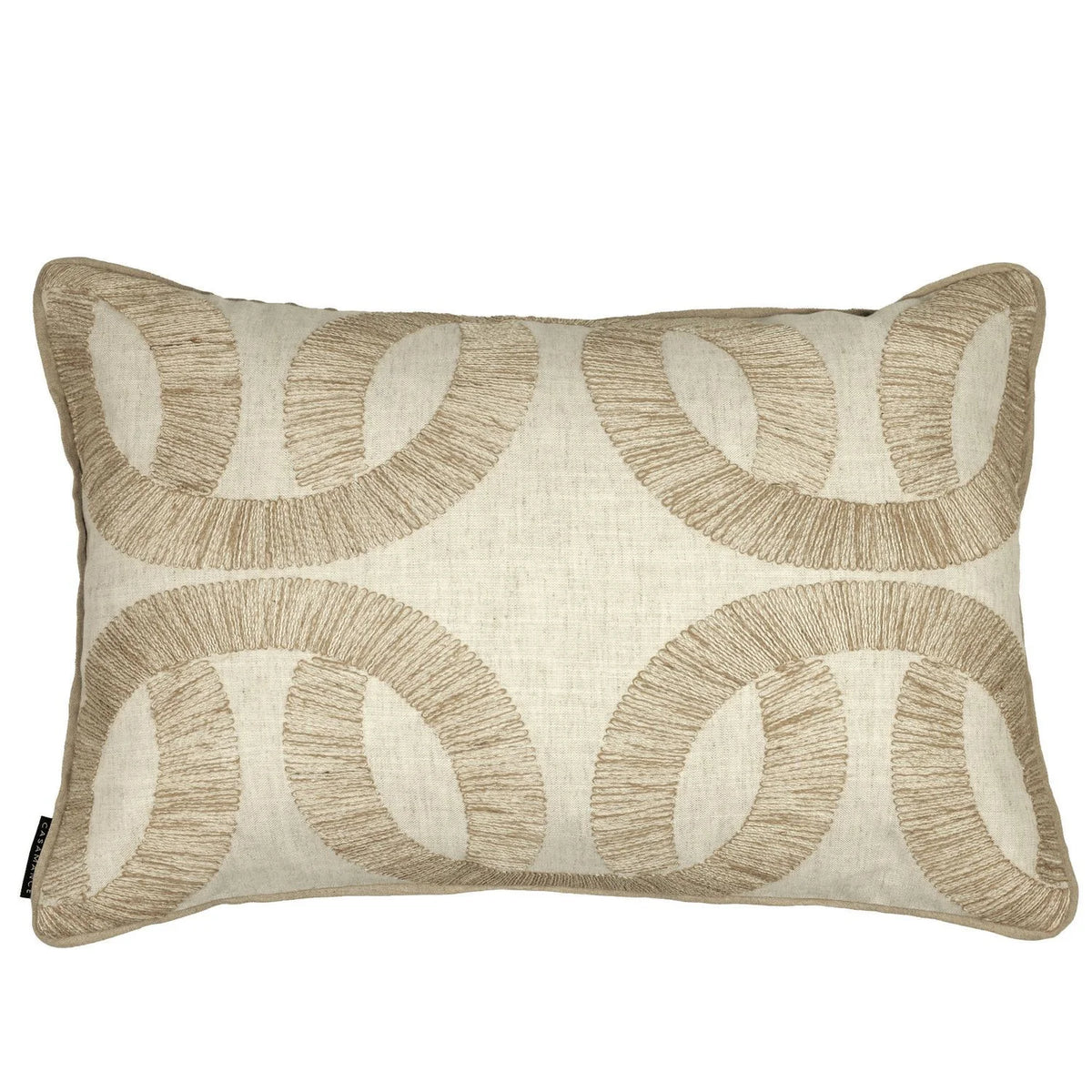 Casamance Sur Un Fil cushion cover — Naturel