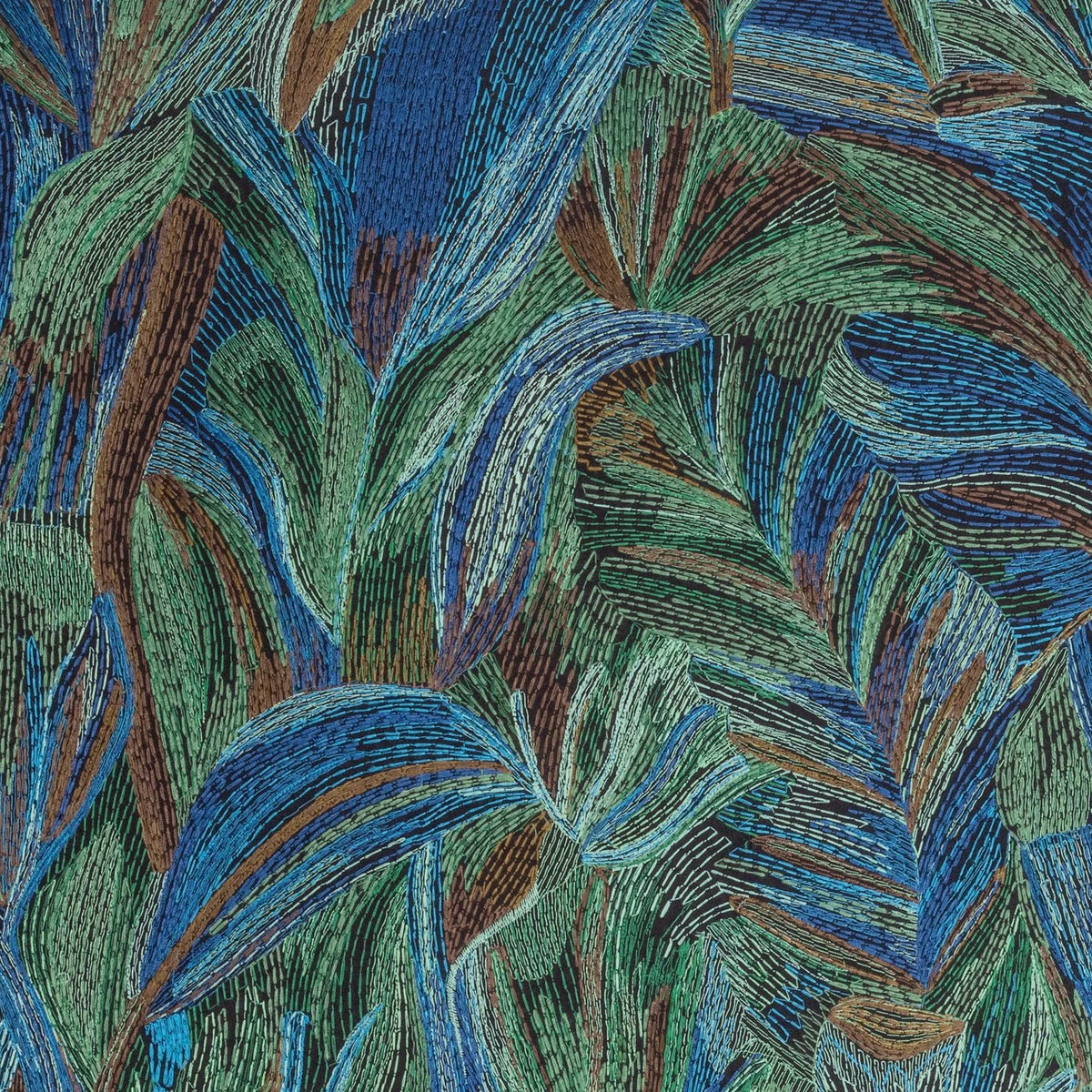Casamance Taormina wallcovering — Multico Bleu