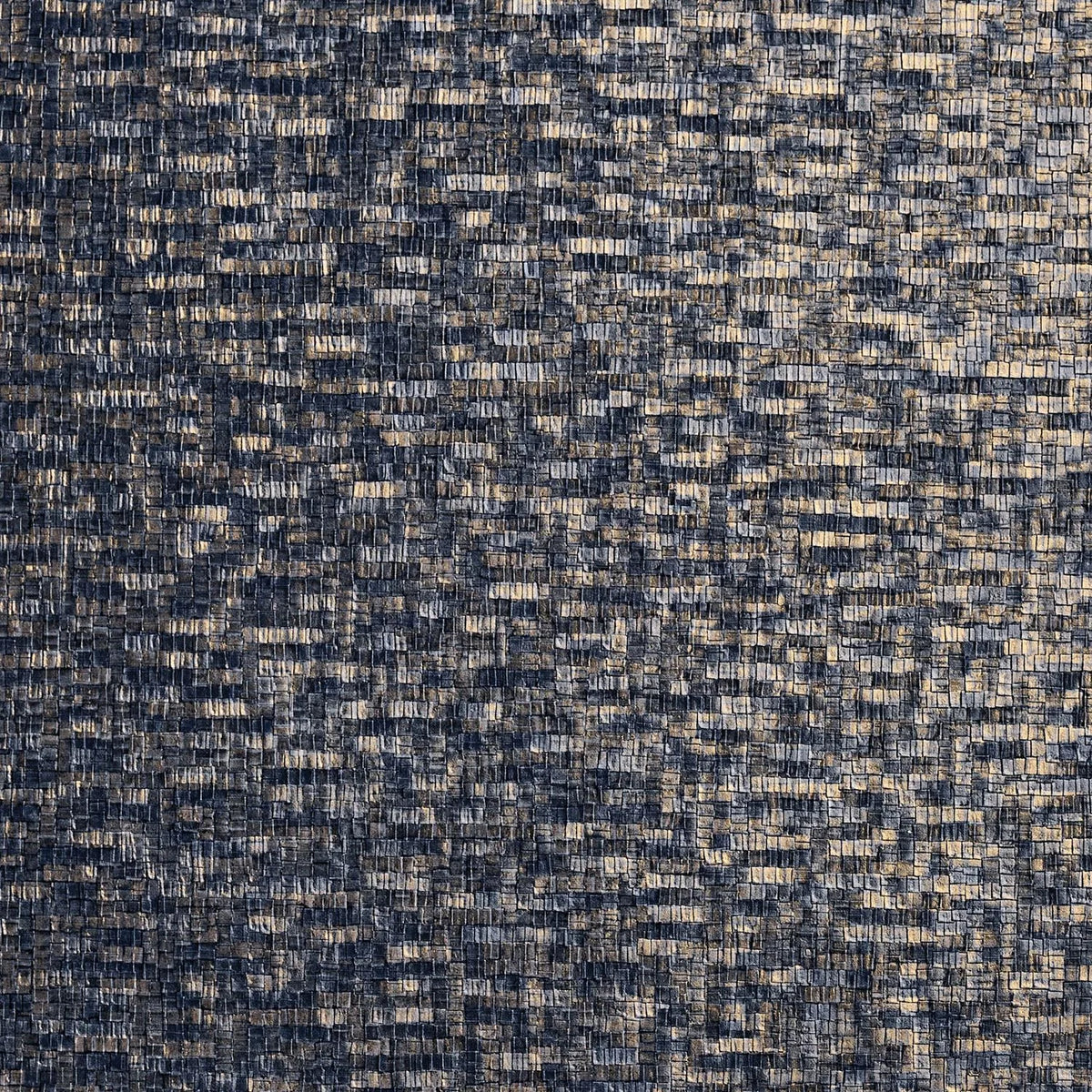 Casamance Tessela wallpaper — Marine/Doré