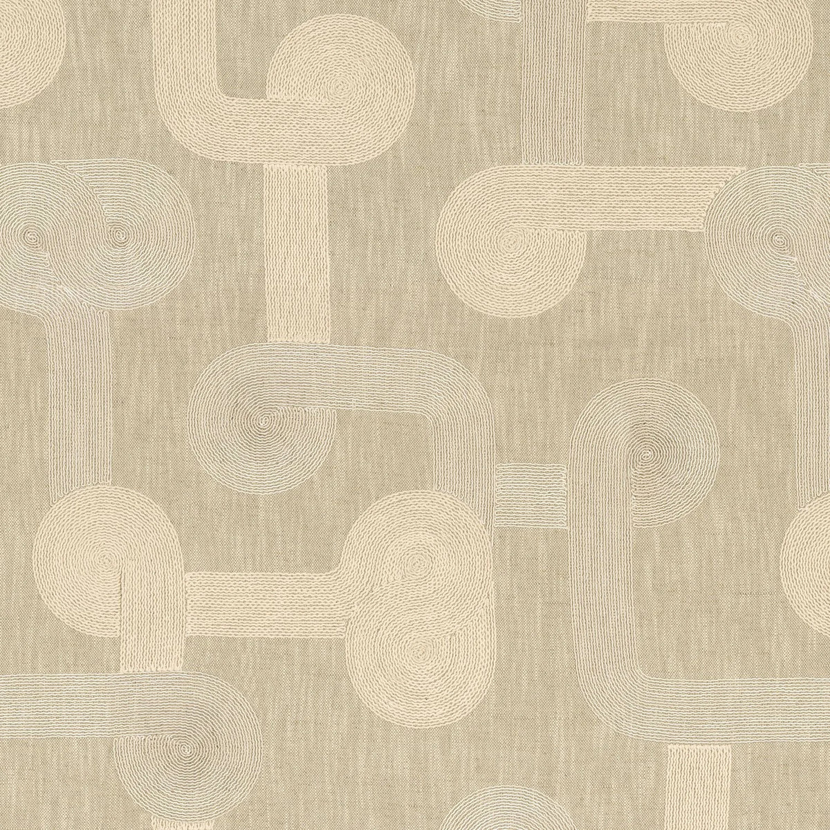 Casamance Tête À Tête fabric — Beige